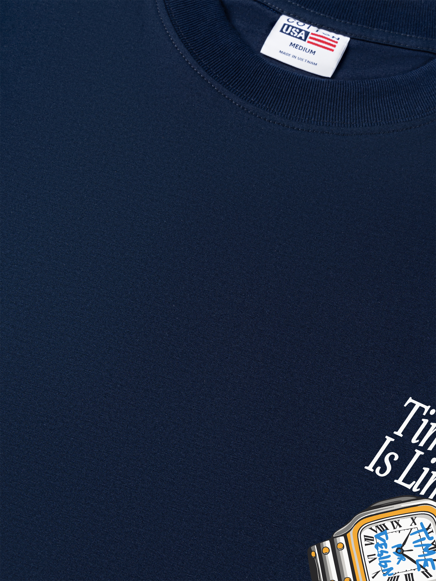 Áo Thun Relaxed Fit Time Is Limited