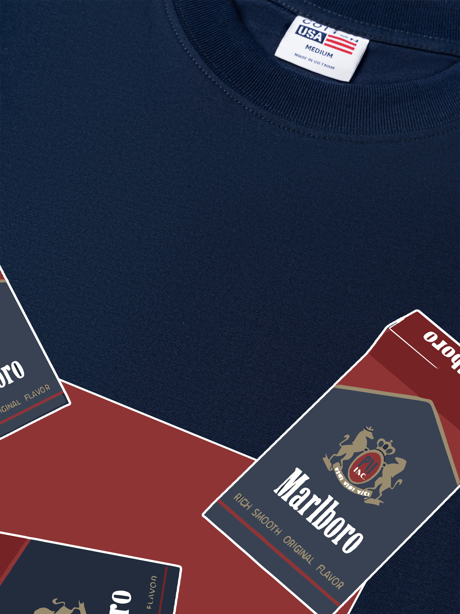 Áo Thun Relaxed Fit Marlboro Rich Smooth Logo