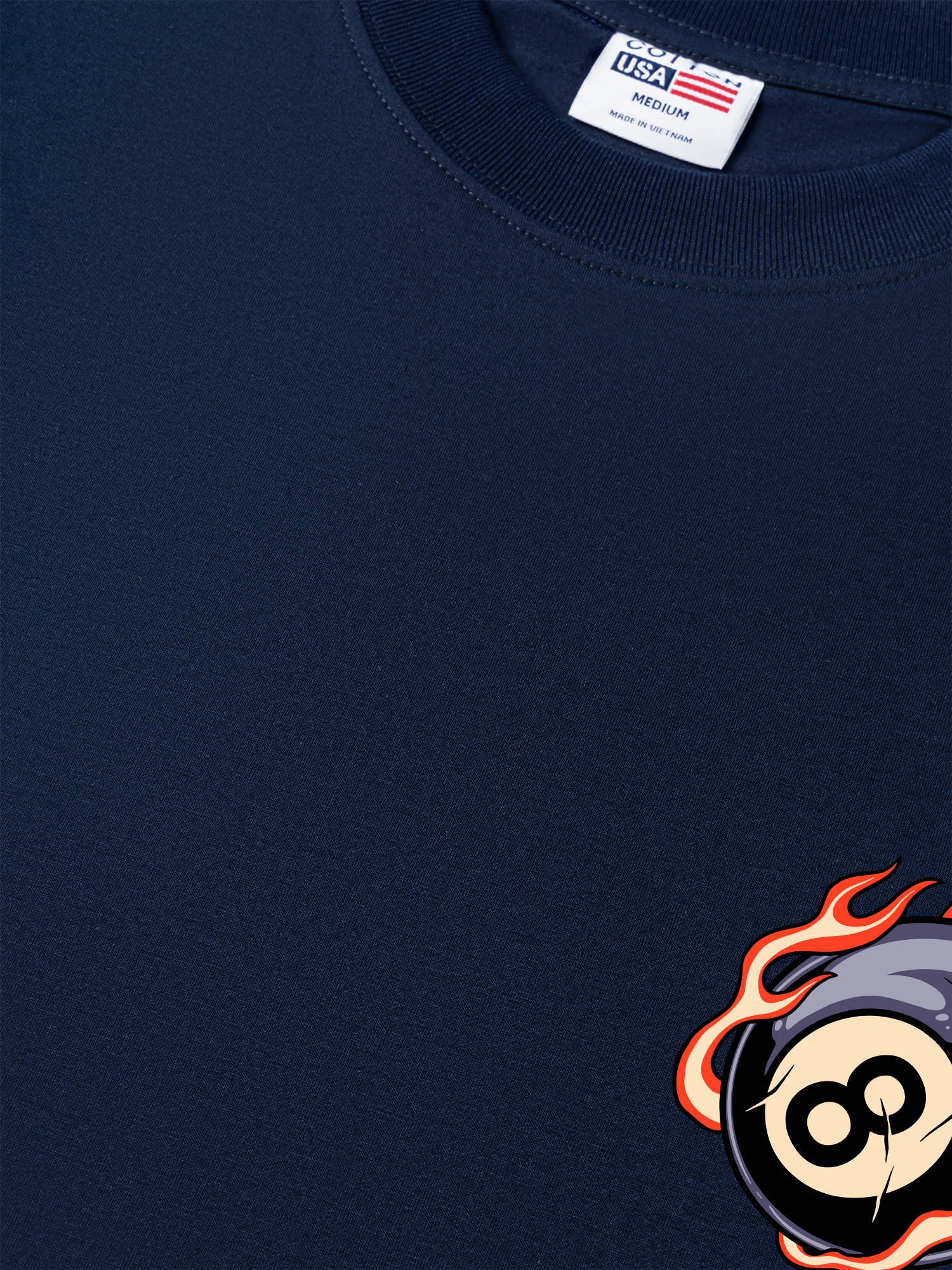 Áo Thun Relaxed Fit Billiards Flame Eight