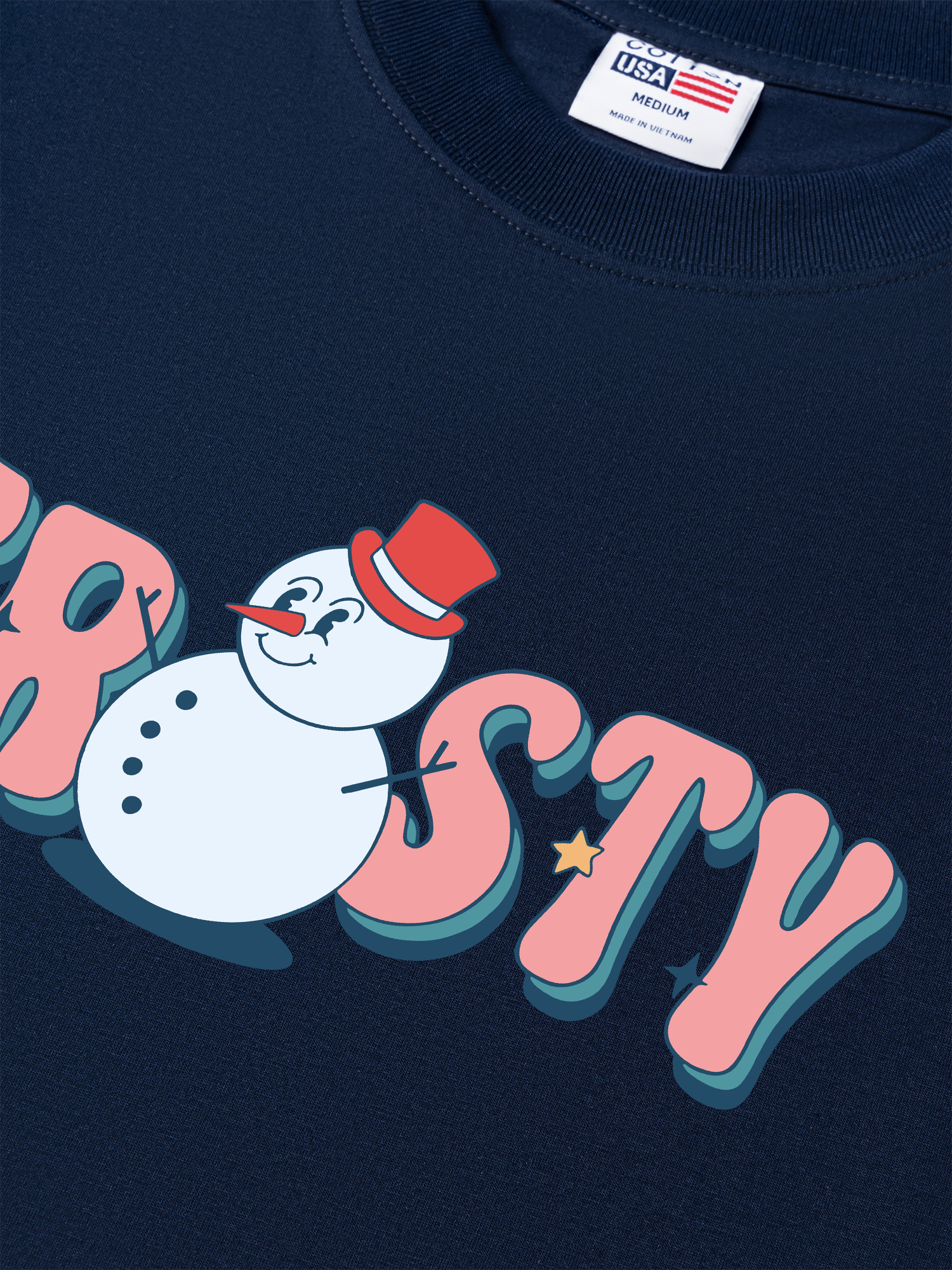 Áo Thun Relaxed Fit Frosty Snowman