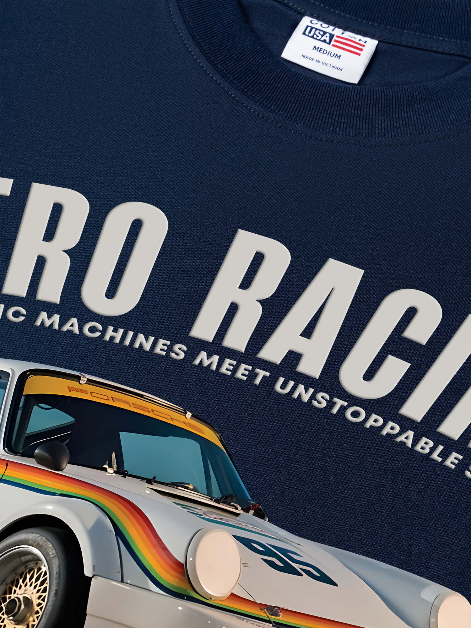 Áo Thun Relaxed Fit Retro Racing