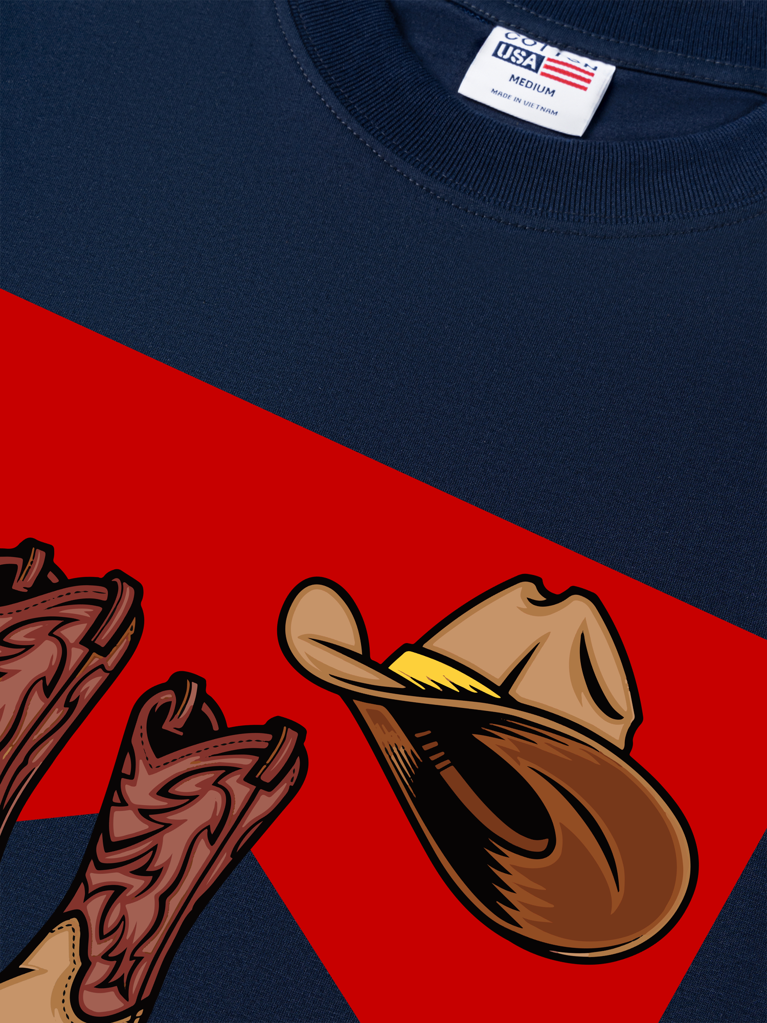 Áo Thun Relaxed Fit Marlboro Cowboy Hat n Boots