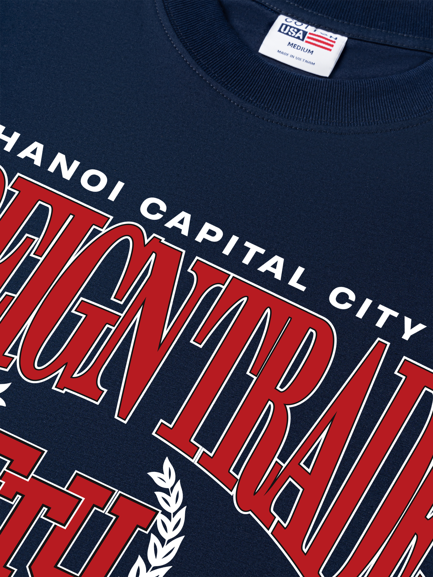 Áo Thun Relaxed Fit Foreign Trade University