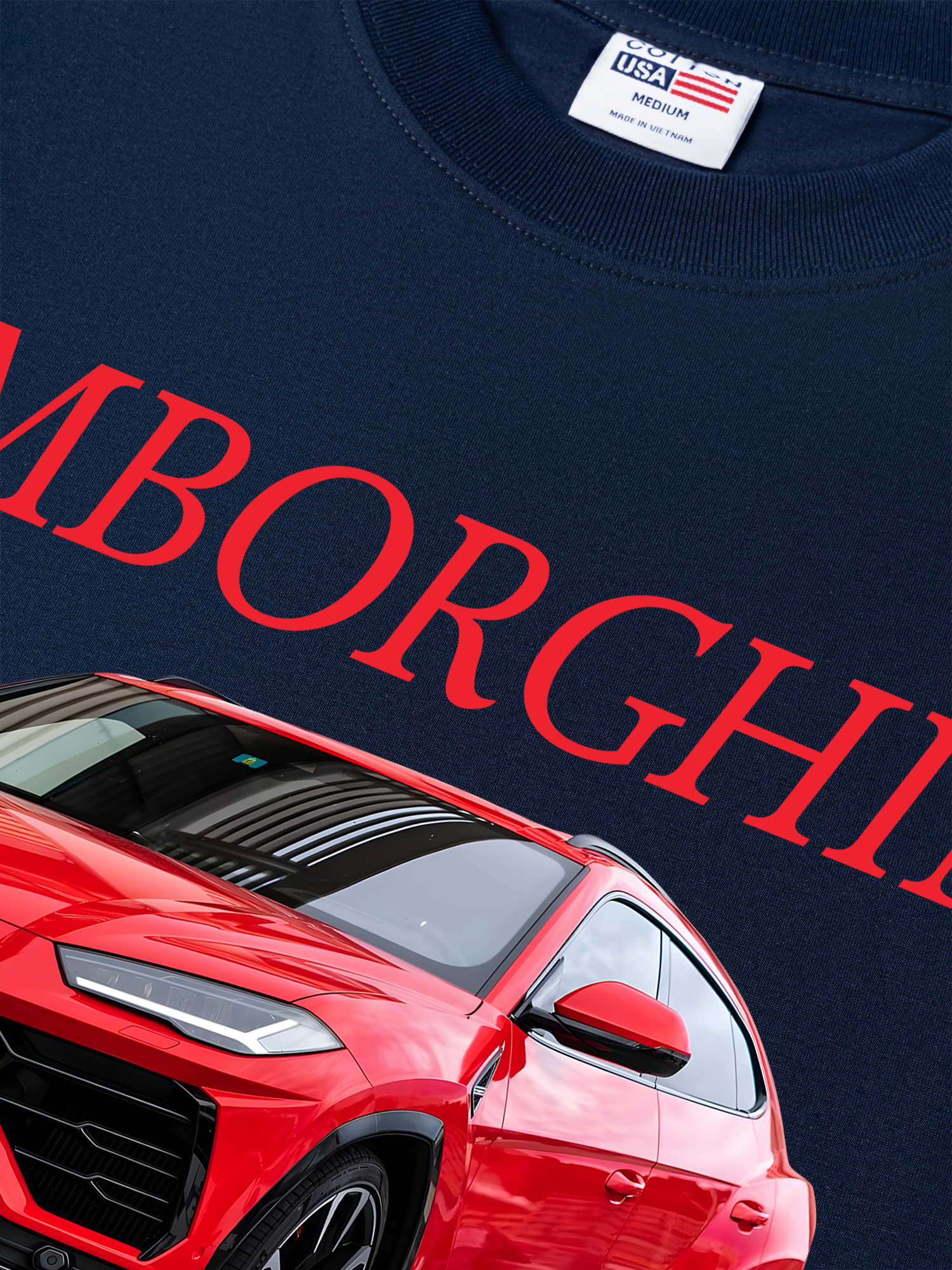 Áo Thun Relaxed Fit Lamborghini Urus Red