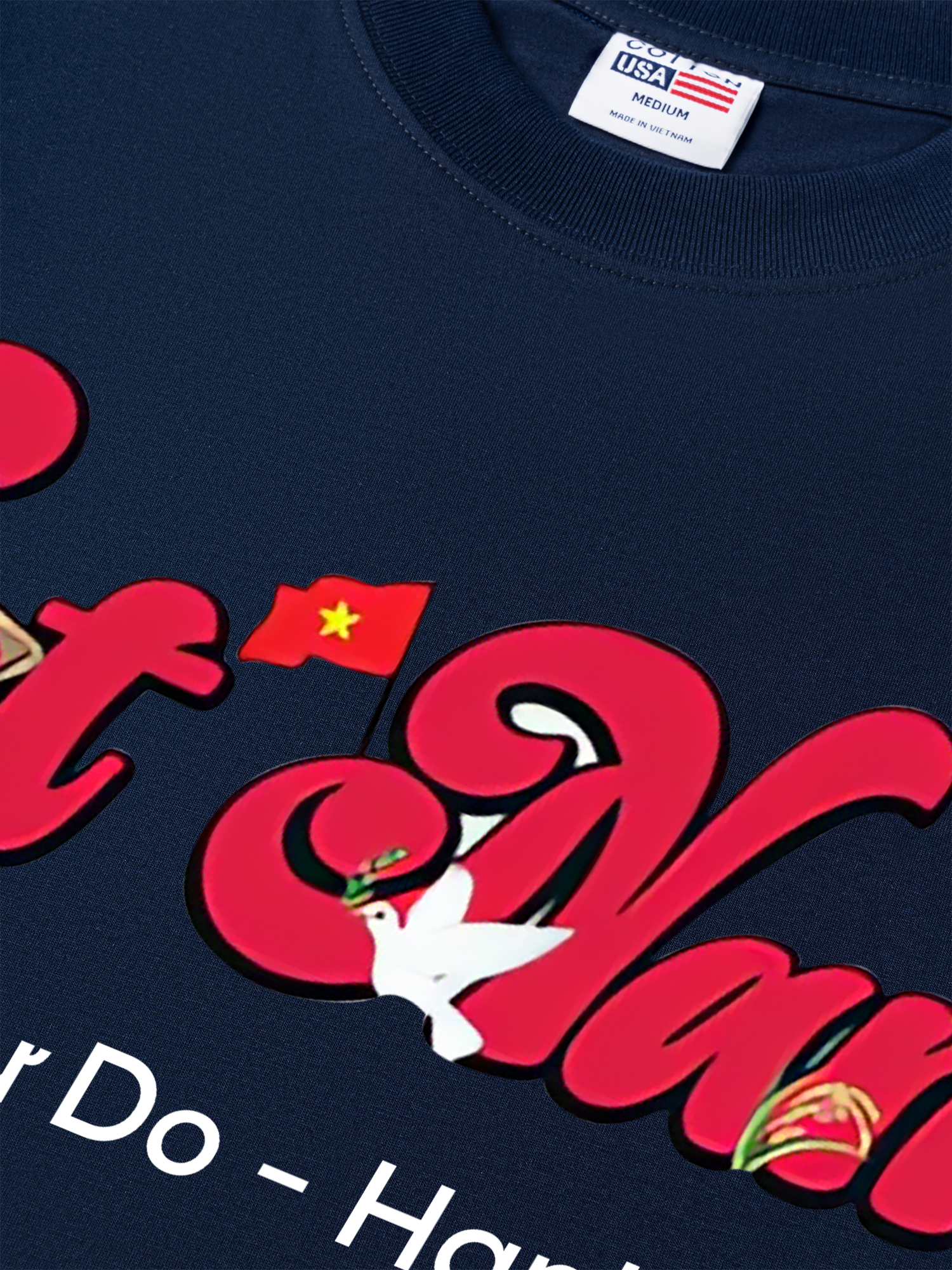 Áo Thun Relaxed Fit Việt Nam Tự Do