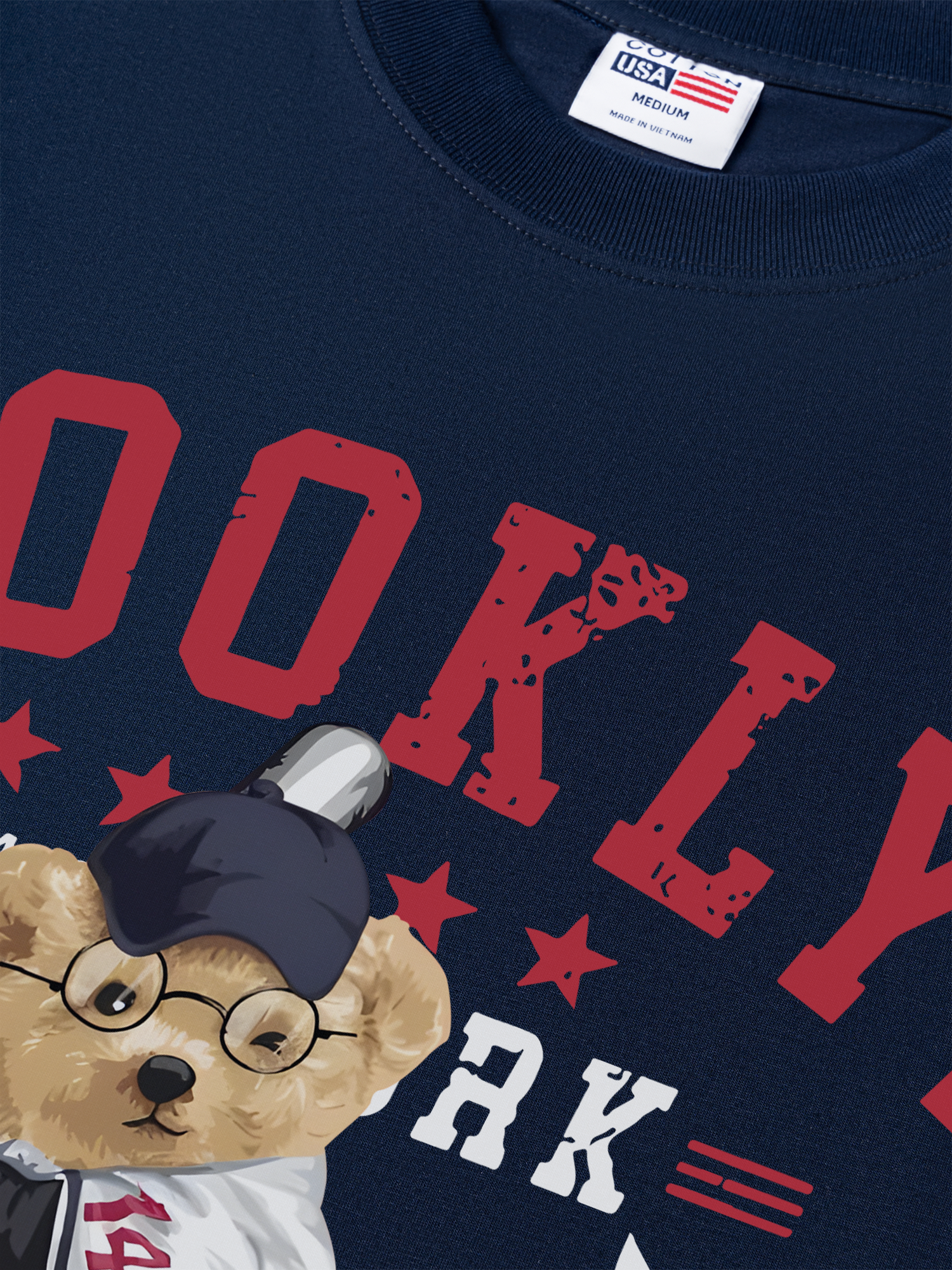 Áo Thun Relaxed Fit Baseball Teddy Team