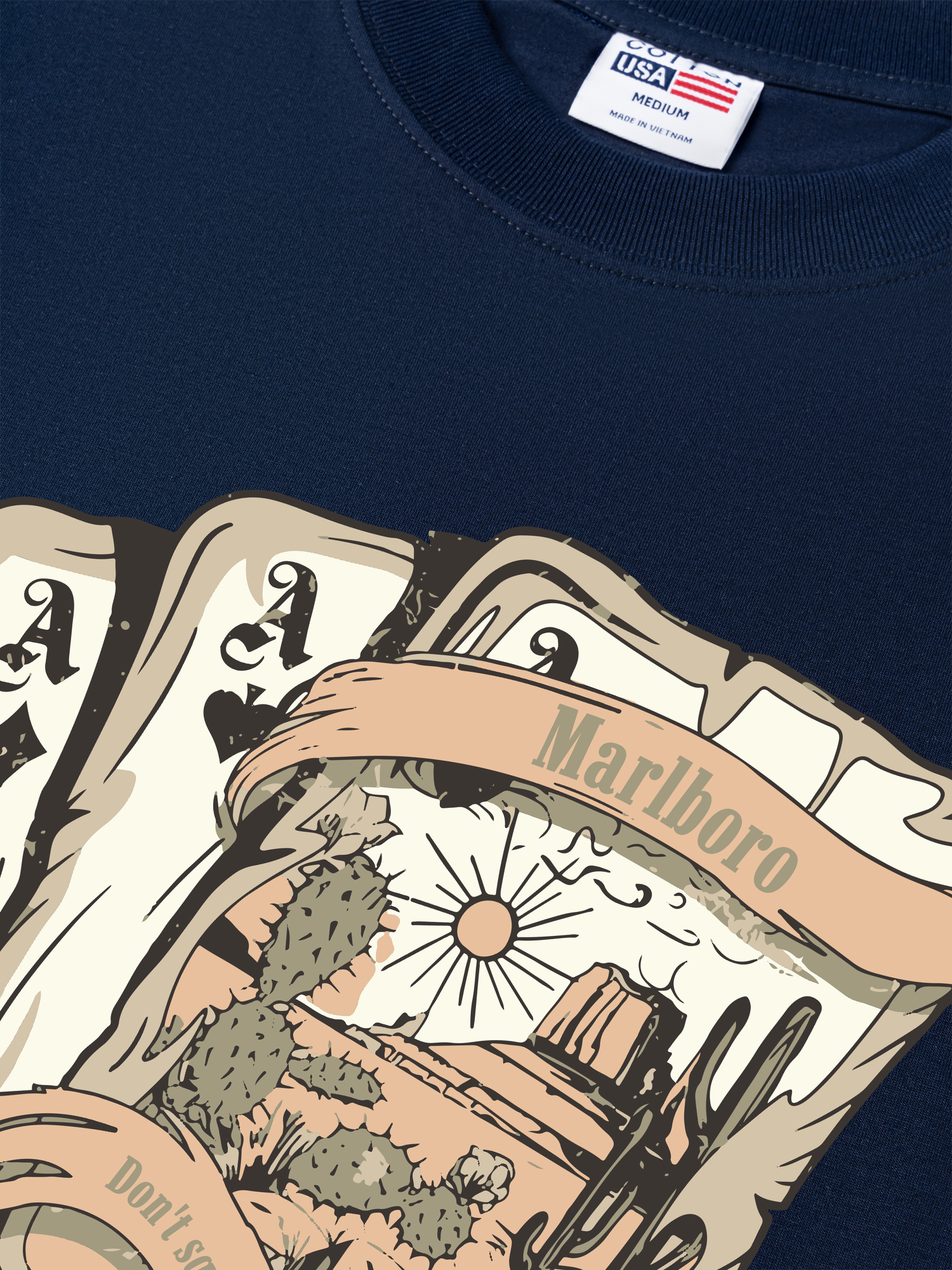 Áo Thun Relaxed Fit Marlboro Don't Squat