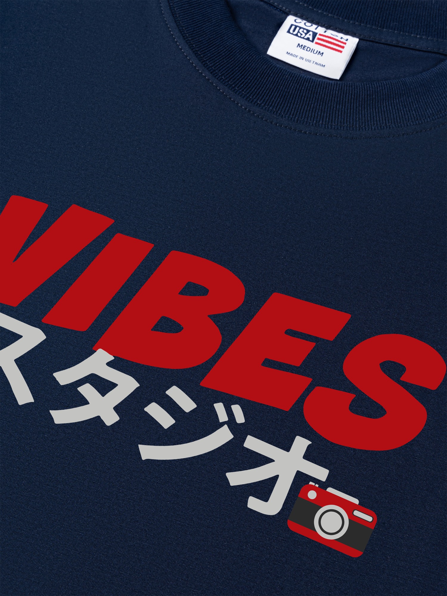 Áo Thun Relaxed Fit Vibes Japan