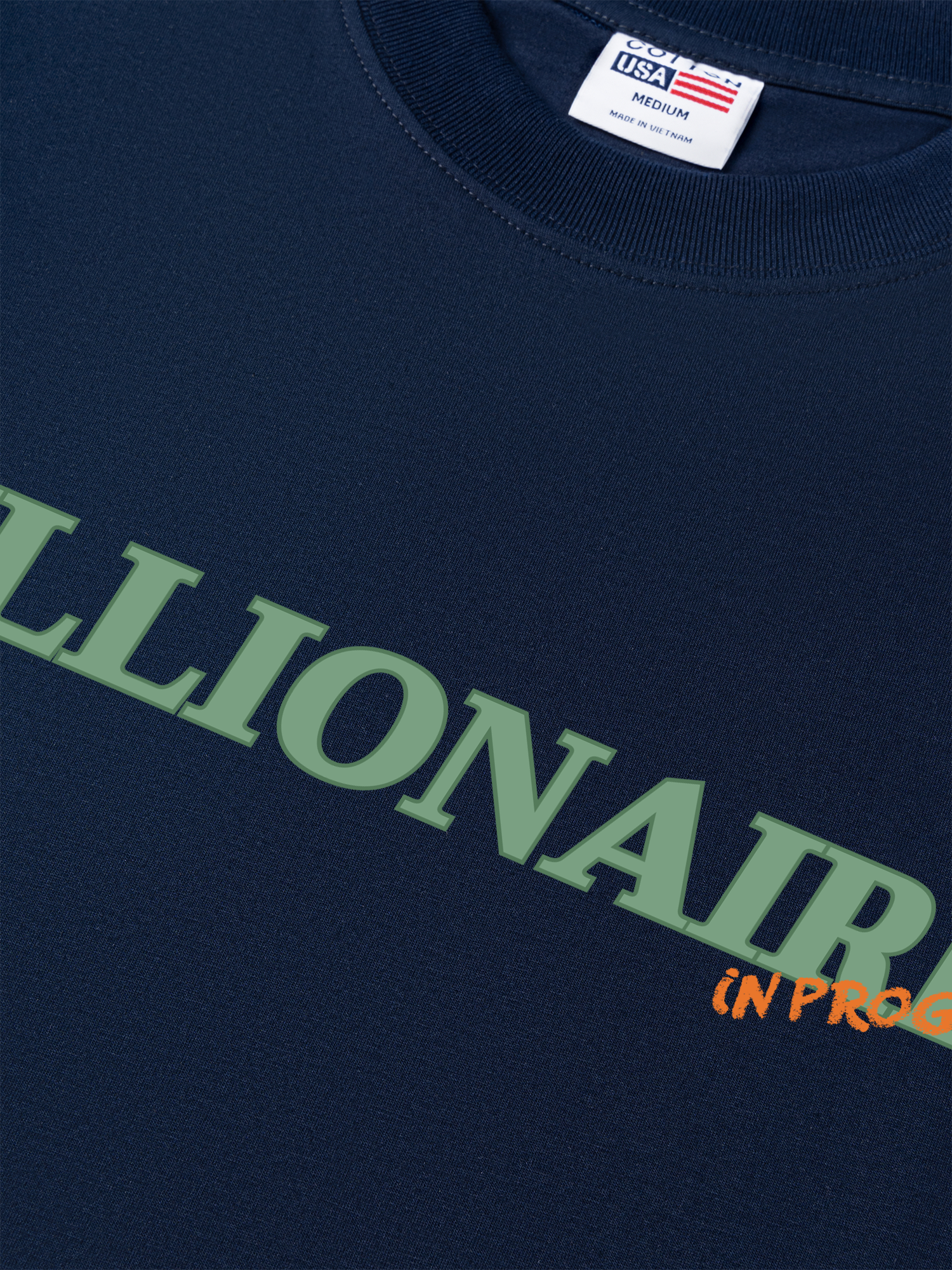 Áo Thun Relaxed Fit Money Millionaire In Progress