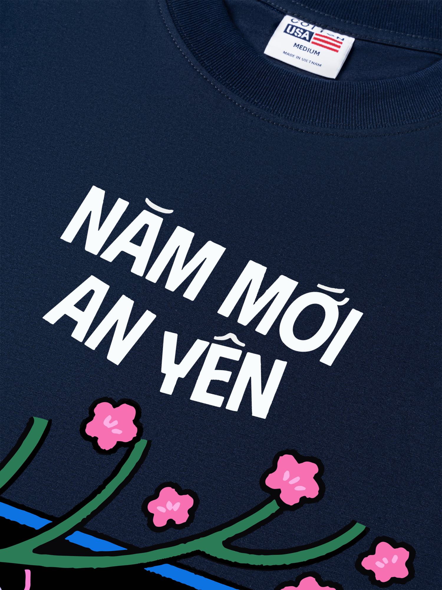 Áo Thun Relaxed Fit Năm Mới An Yên