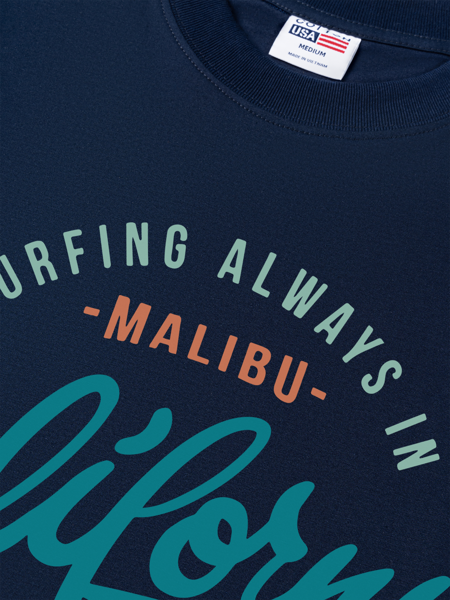 Áo Thun Relaxed Fit City Malibu West Coast