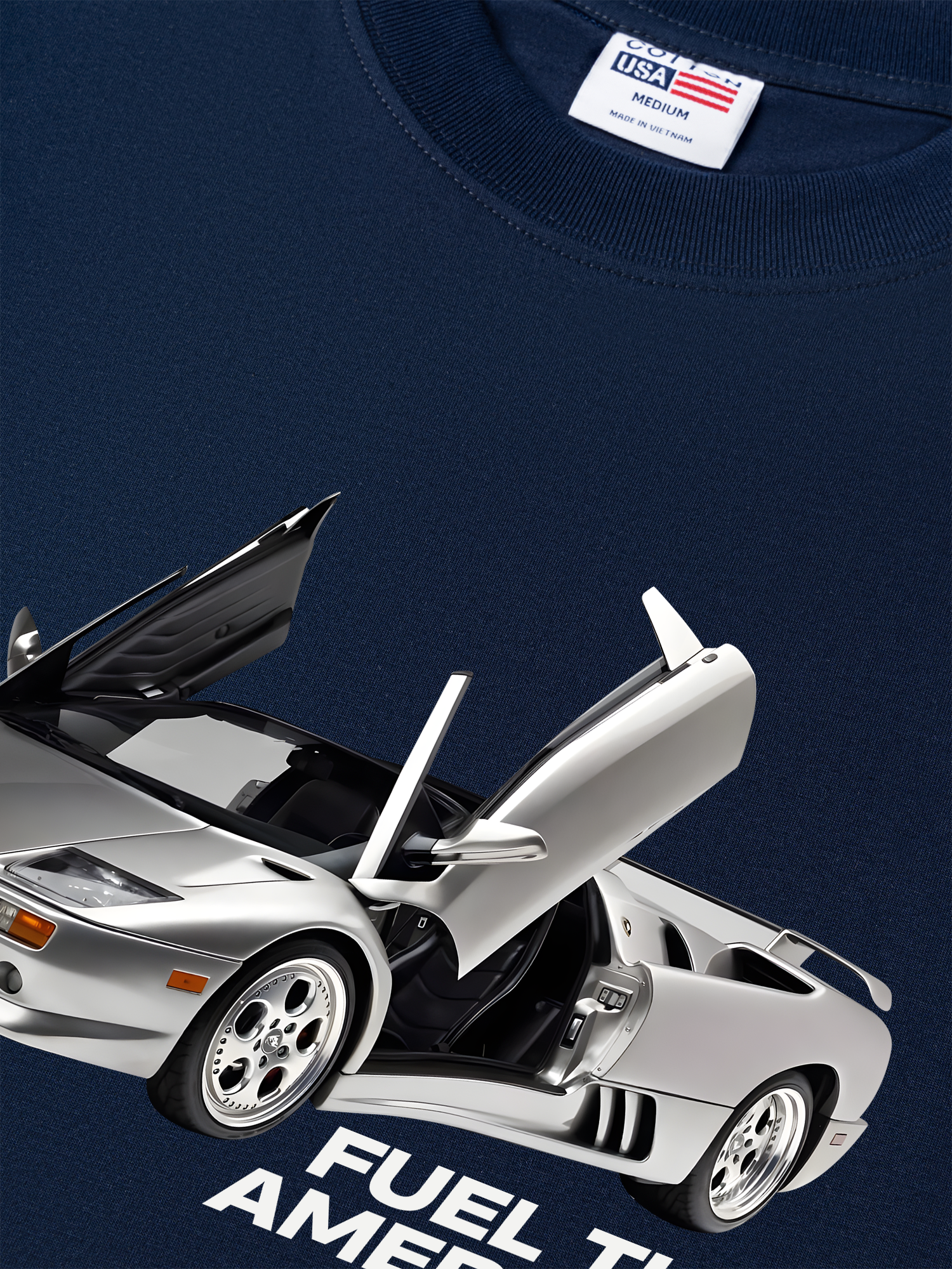 Áo Thun Relaxed Fit Lamborghini Fuel The American Dream