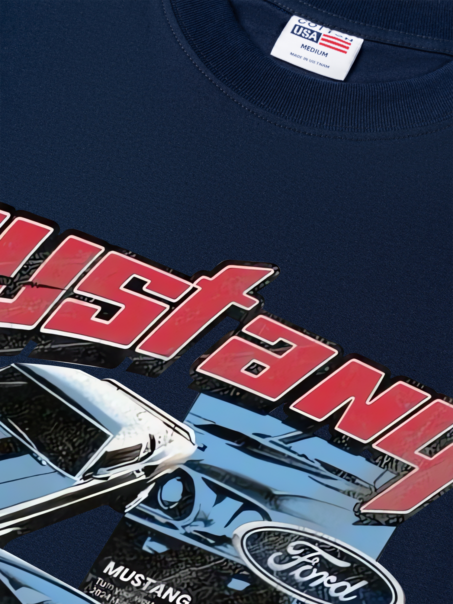 Áo Thun Relaxed Fit Ford Vintage Blue