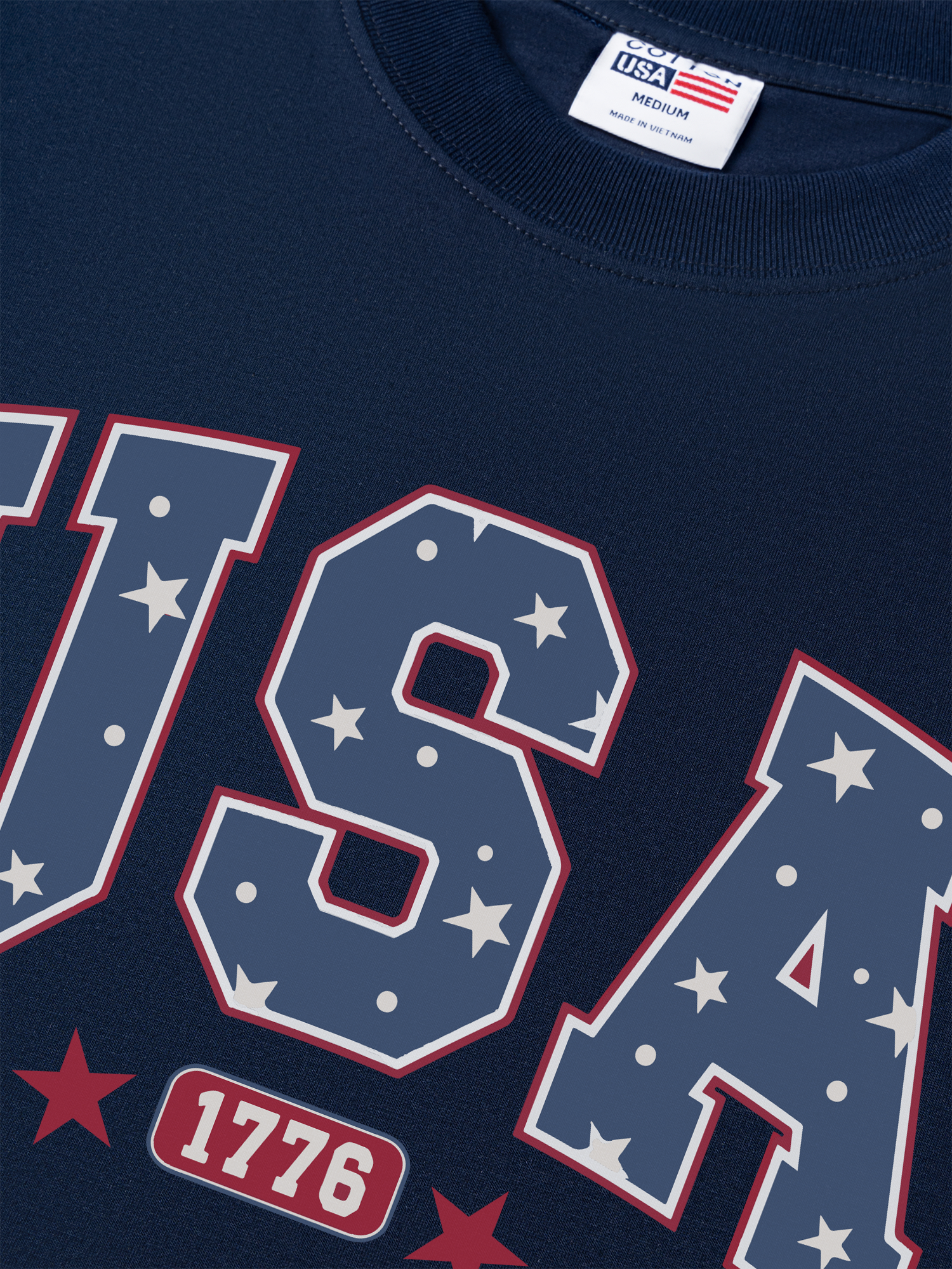 Áo Thun Relaxed USA Retro Star