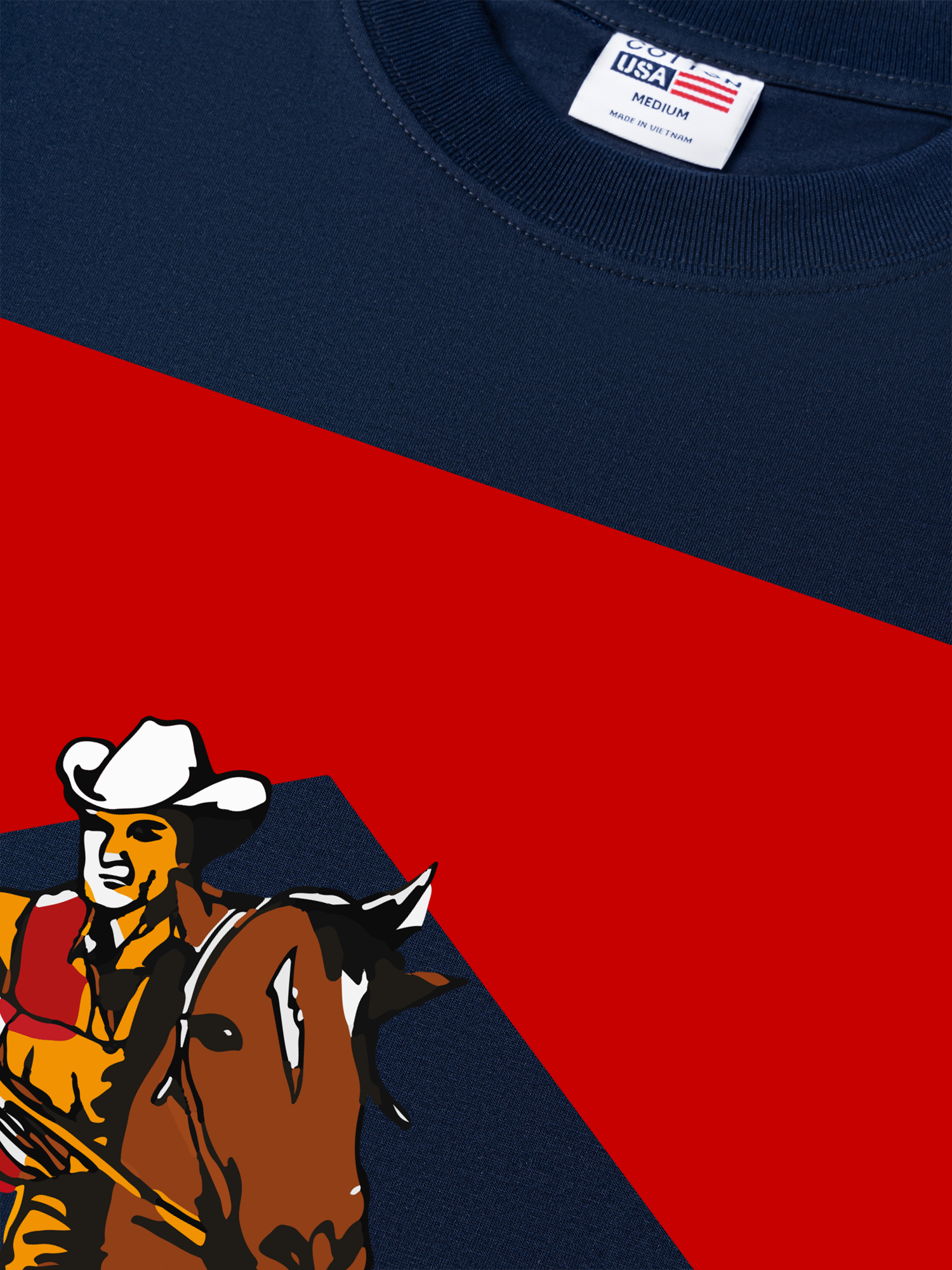 Áo Thun Relaxed Fit Marlboro Hunting Cowboy