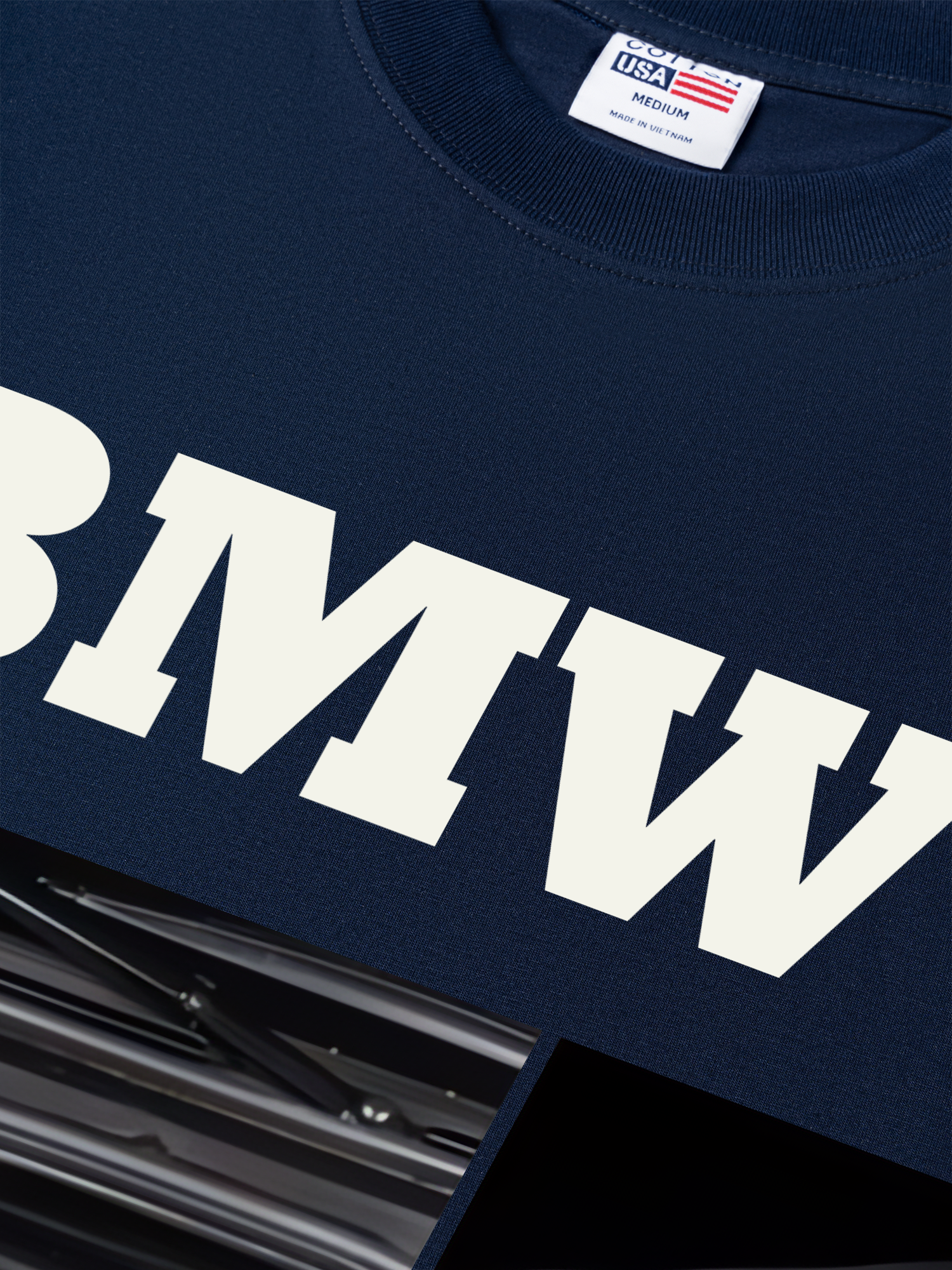 Áo Thun Relaxed Fit BMW M3 GTR Silver