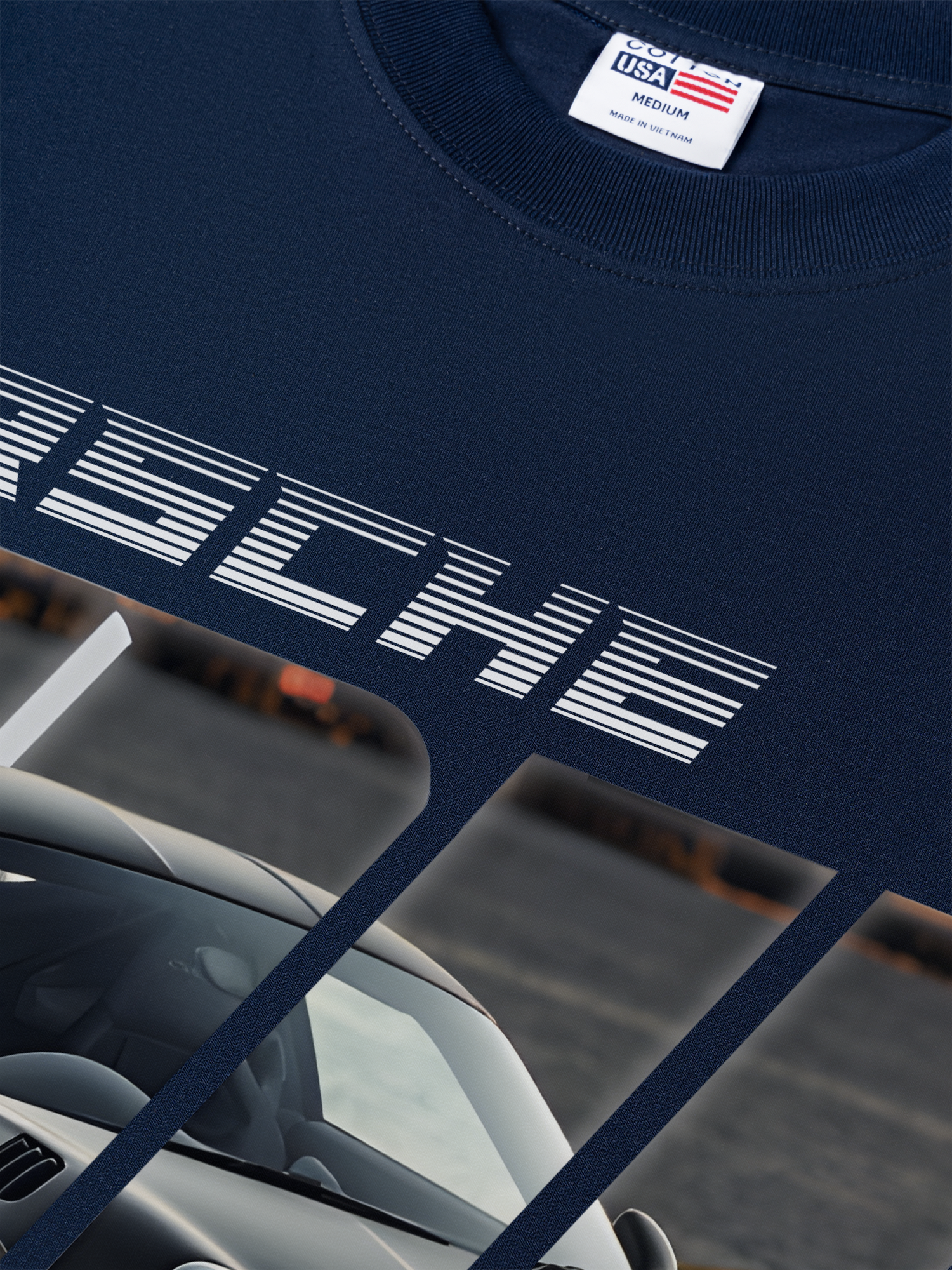 Áo Thun Relaxed Fit Porsche Silver Turbo S