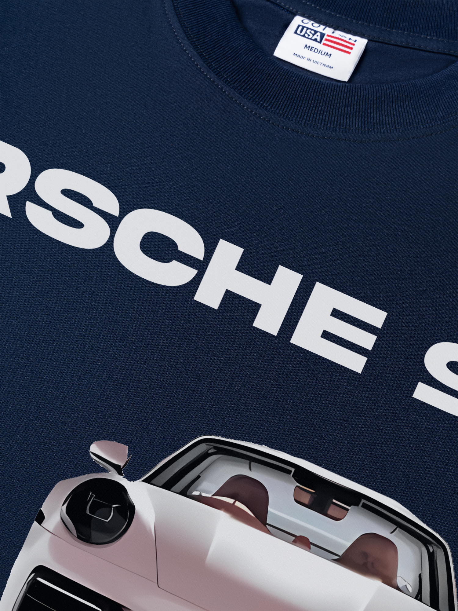 Áo Thun Relaxed Fit Porsche 911 Pear Pink