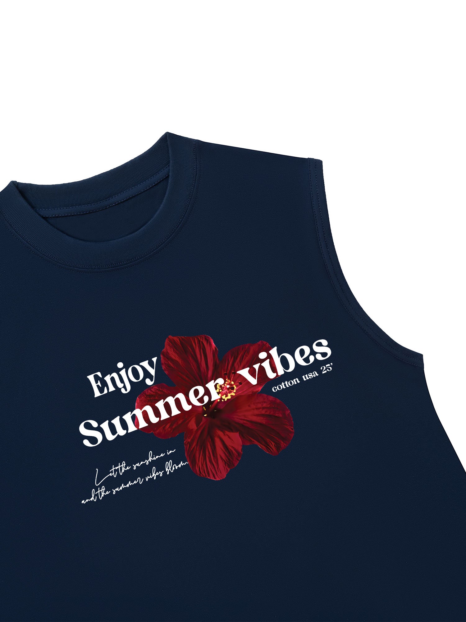 Áo Ba Lỗ Relaxed Fit Floral Enjoy Summer