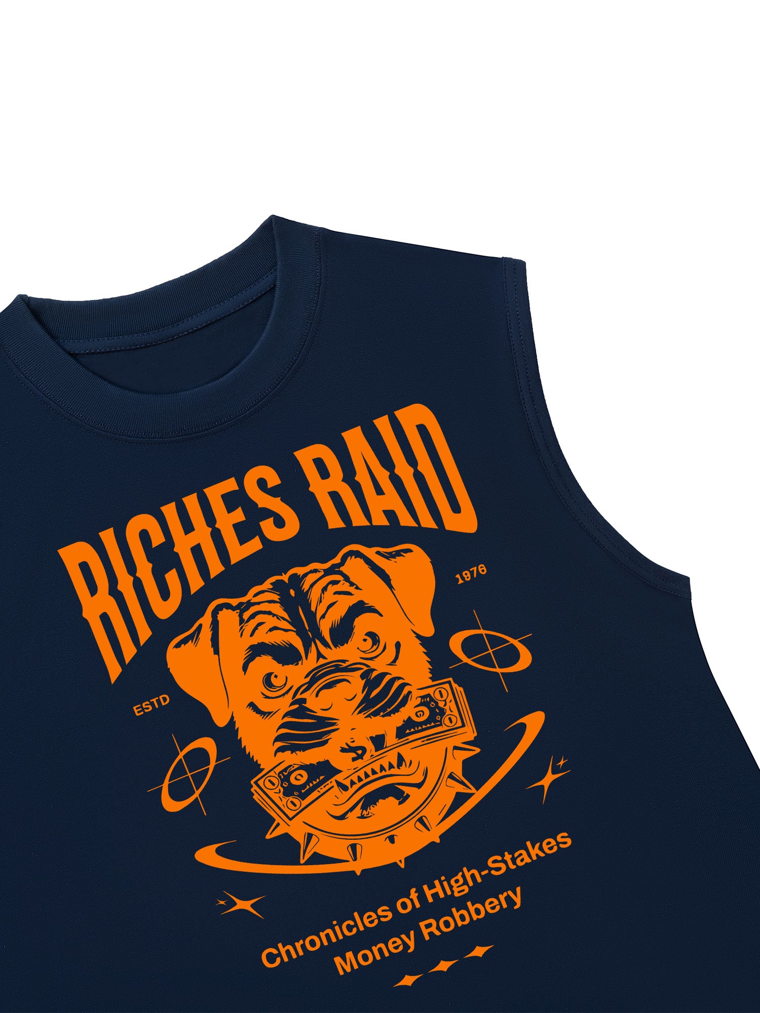 Áo Ba Lỗ Relaxed Fit Money Riches Raid