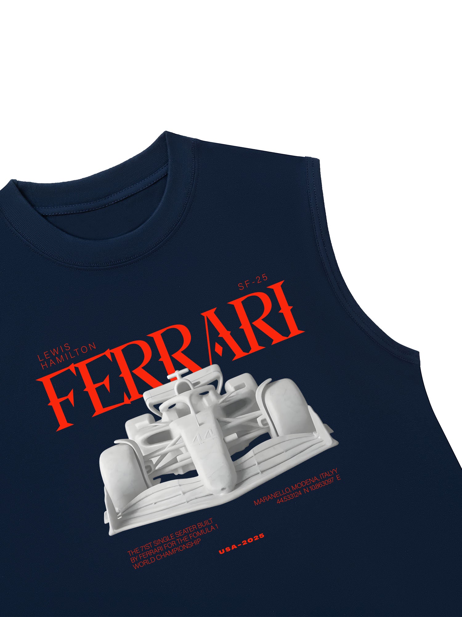 Áo Ba Lỗ Relaxed Fit Ferrari Maranello Modena
