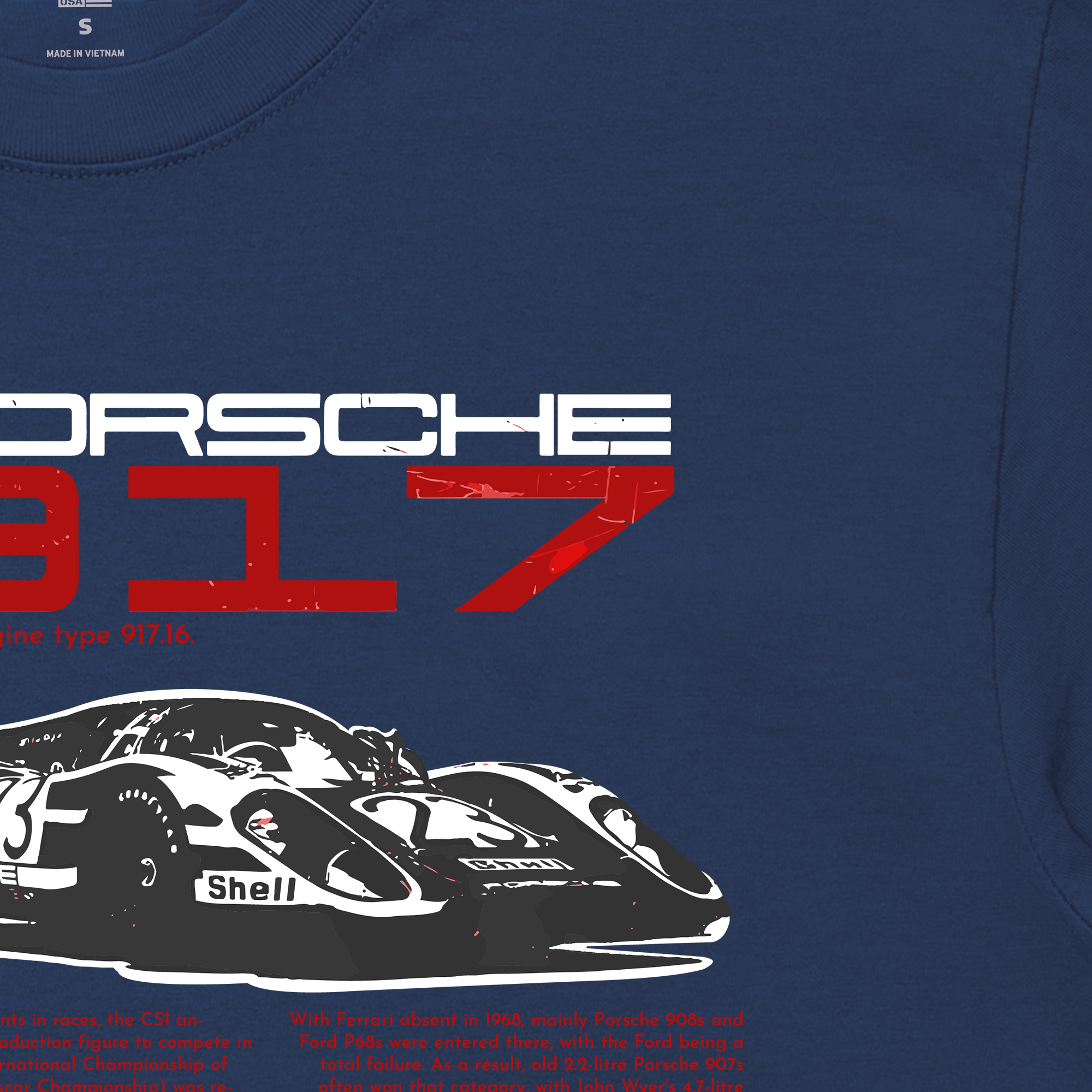 Áo Thun Oversize Porsche 917 16-Cylindor