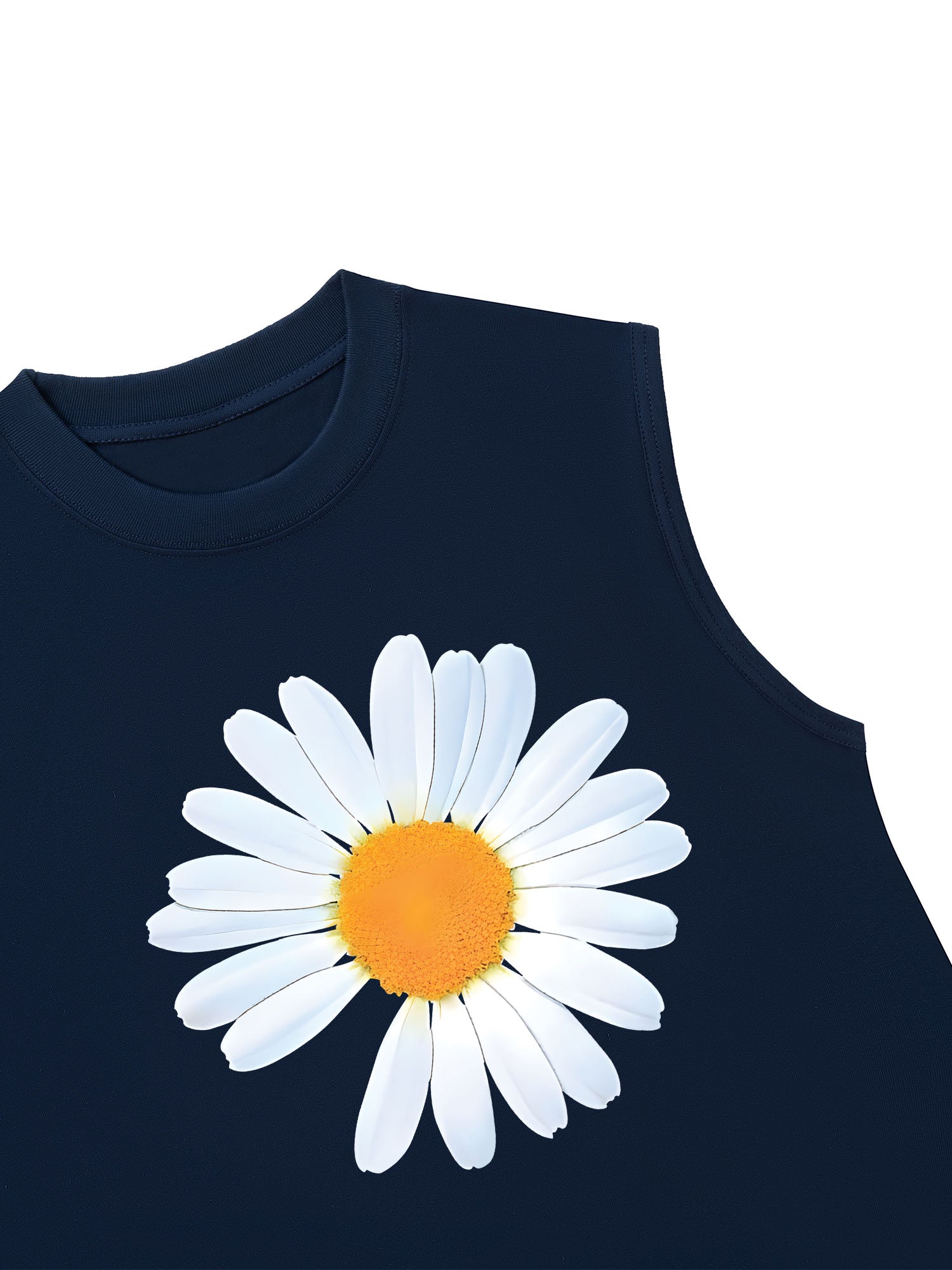 Áo Ba Lỗ Relaxed Fit Floral Design For VIP Daisy Flower
