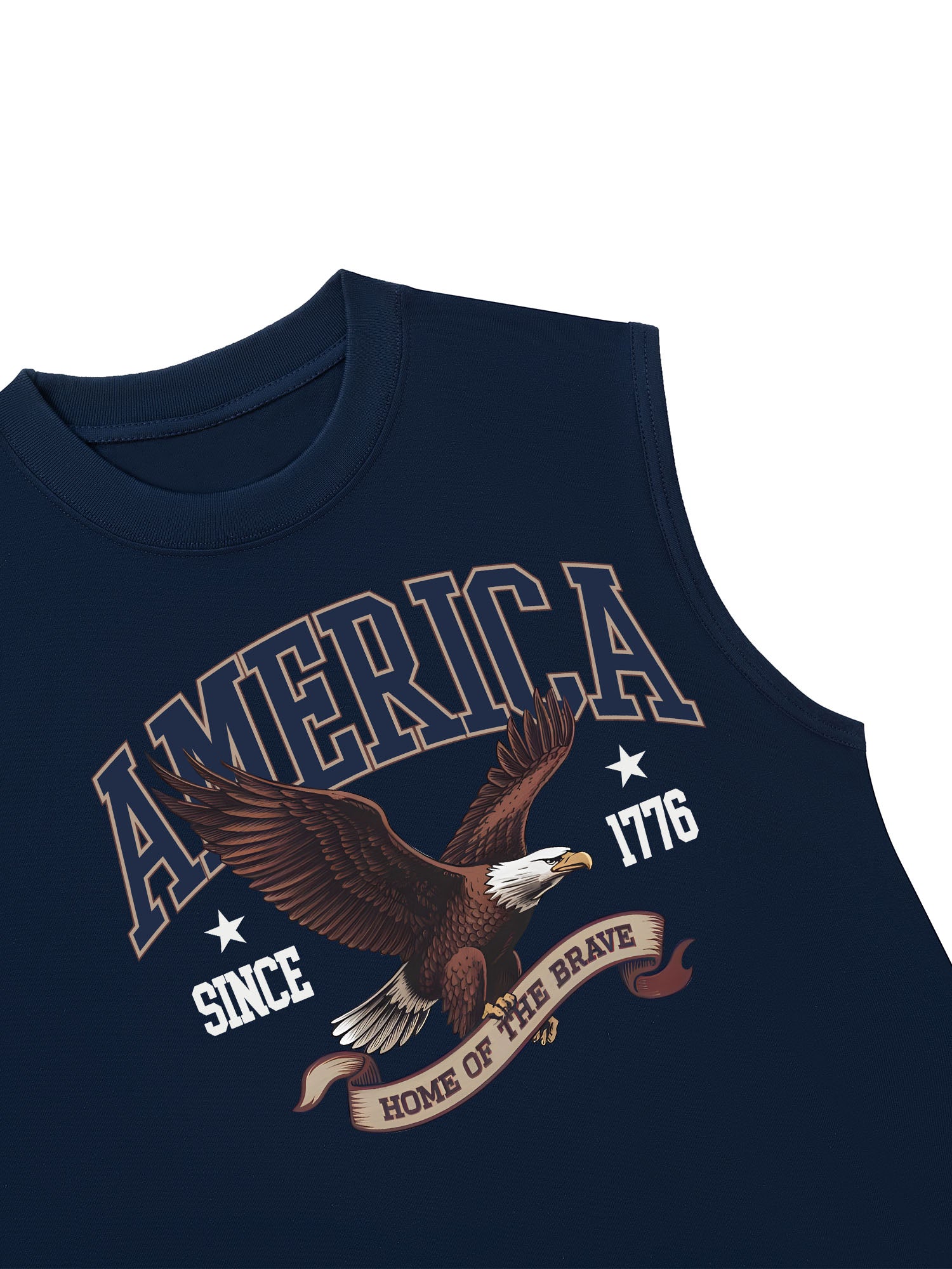 Áo Ba Lỗ Relaxed Fit USA Home Of The Brave