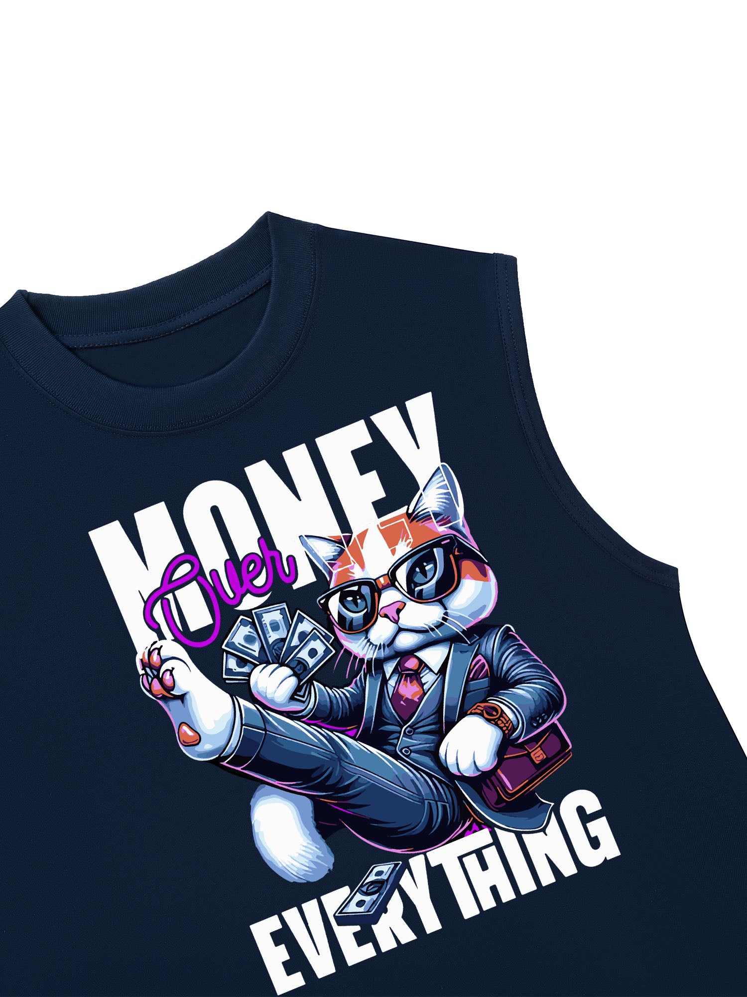 Áo Ba Lỗ Relaxed Fit Money Over Everything