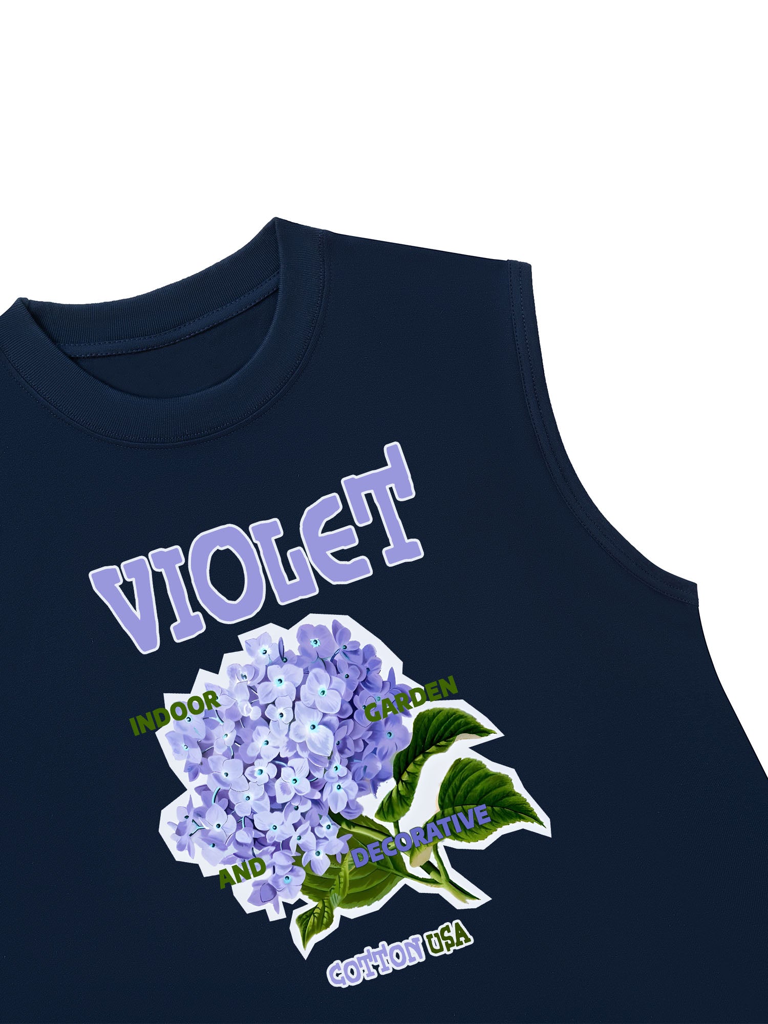 Áo Ba Lỗ Relaxed Fit Floral Indoor Violet