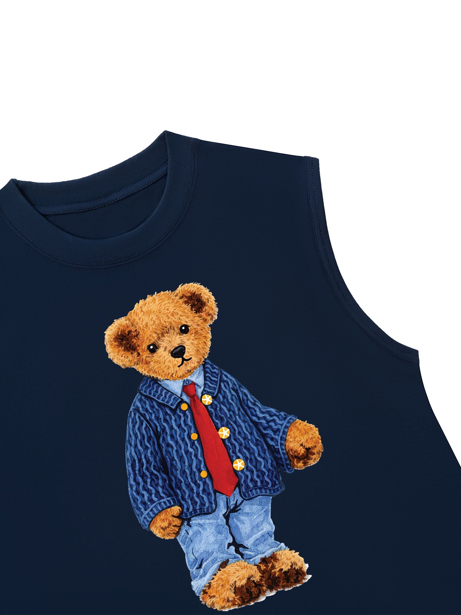 Áo Ba Lỗ Relaxed Fit Soft Boy Bear