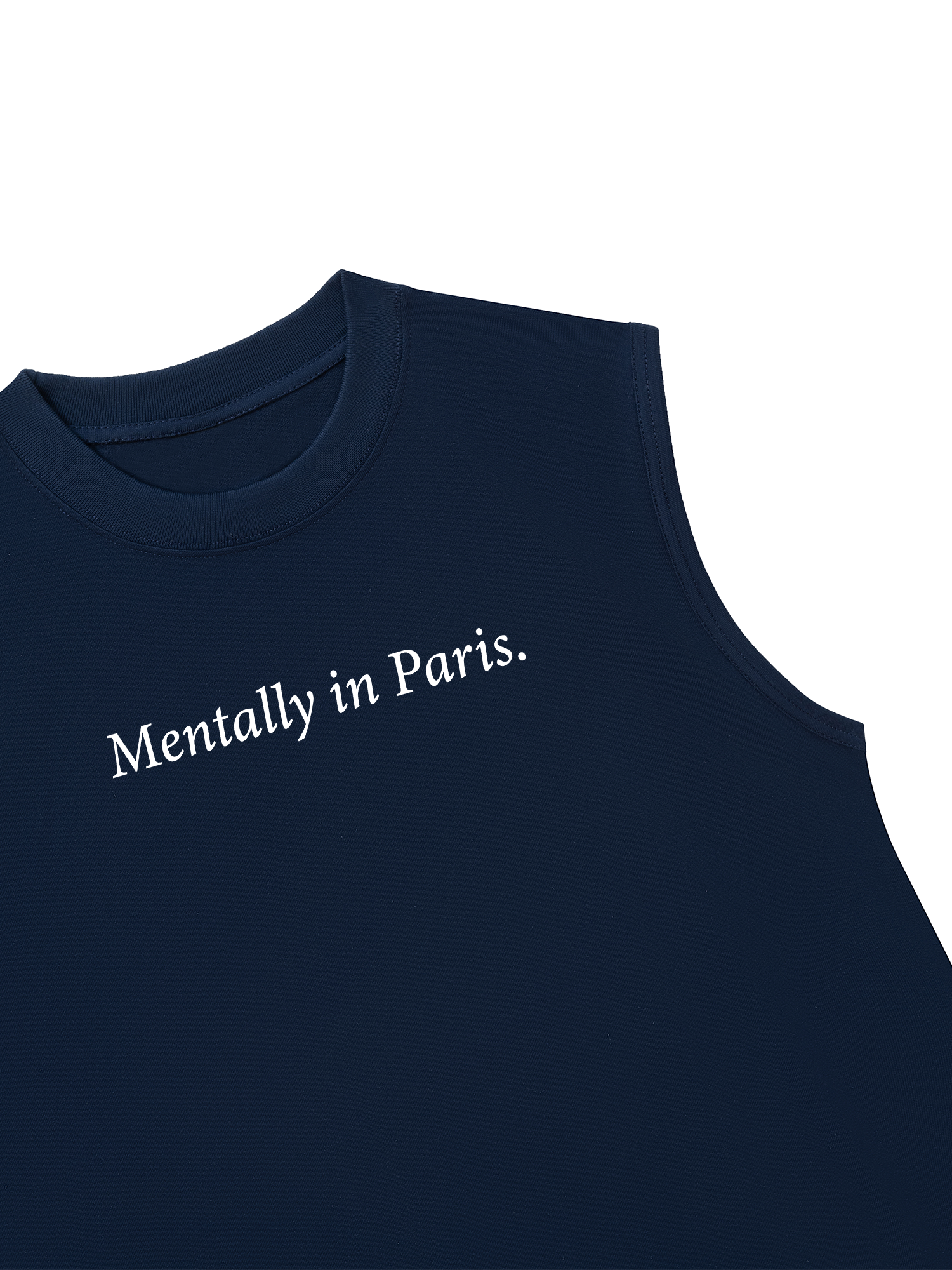 Áo Ba Lỗ Relaxed Fit Mentally In Paris