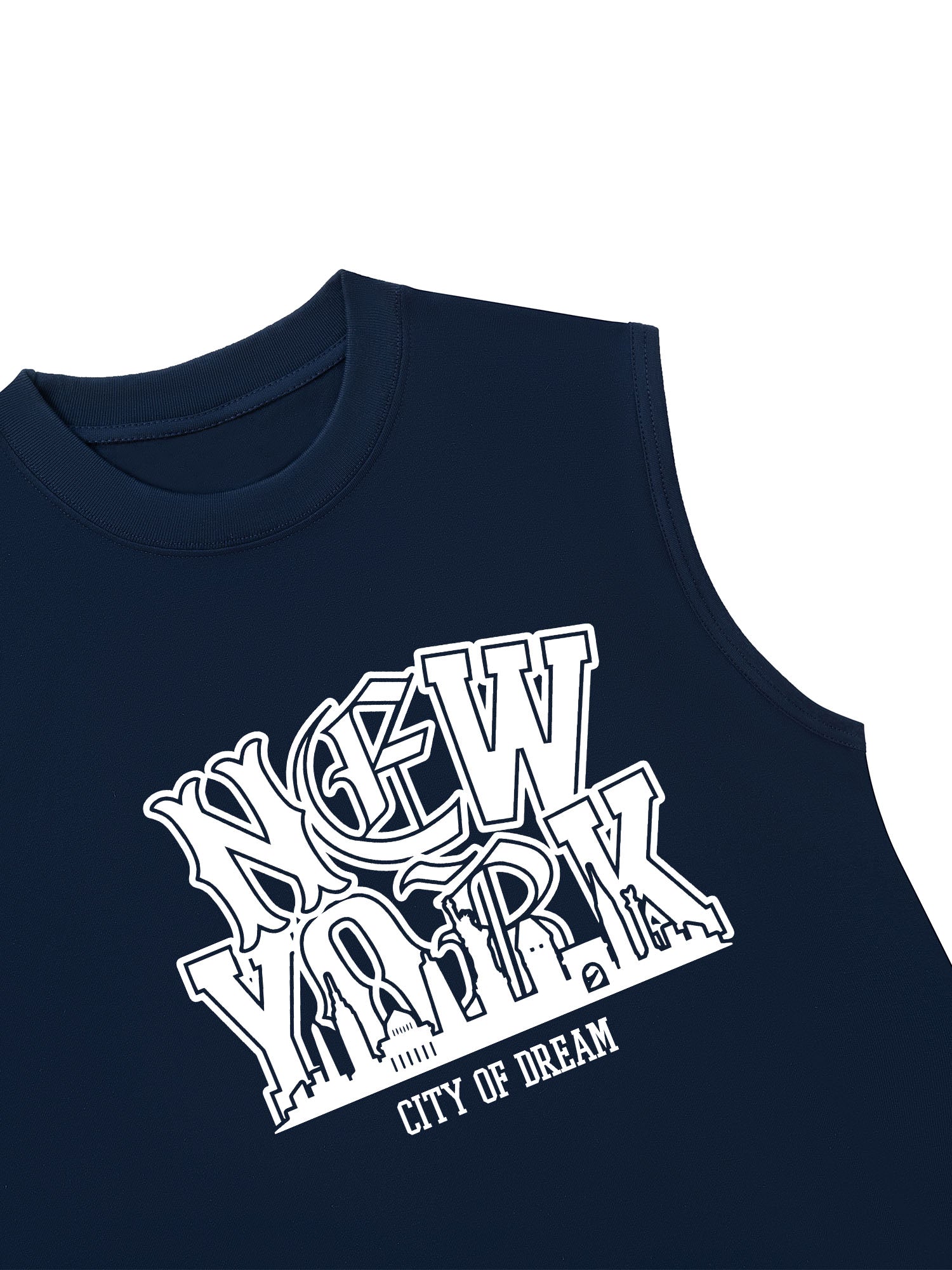 Áo Ba Lỗ Relaxed Fit USA City Of Dream