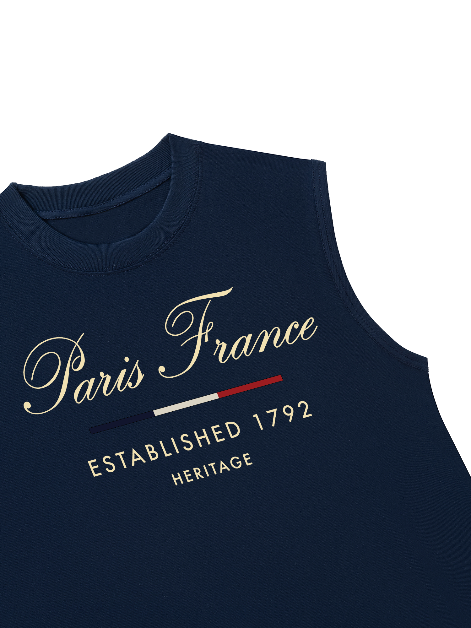 Áo Ba Lỗ Relaxed Fit Paris France