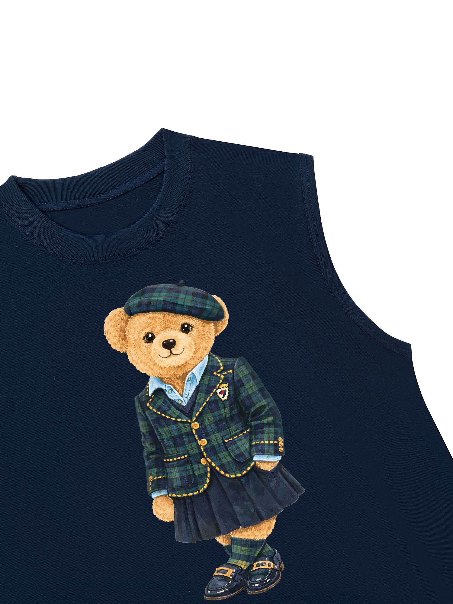 Áo Ba Lỗ Relaxed Fit Bear Three
