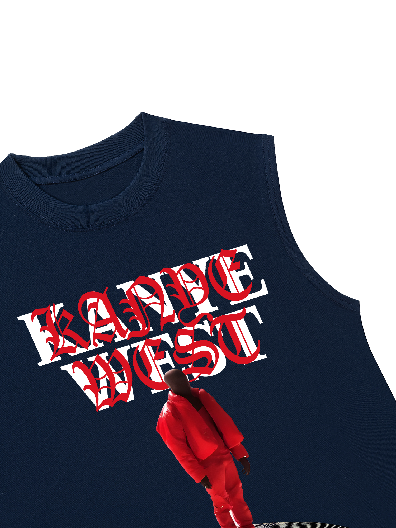 Áo Ba Lỗ Relaxed Fit Rapper Kanye West