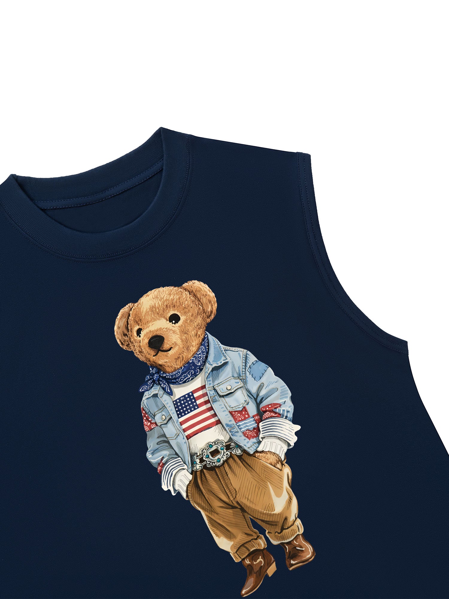 Áo Ba Lỗ Relaxed Fit Cowboy Bear