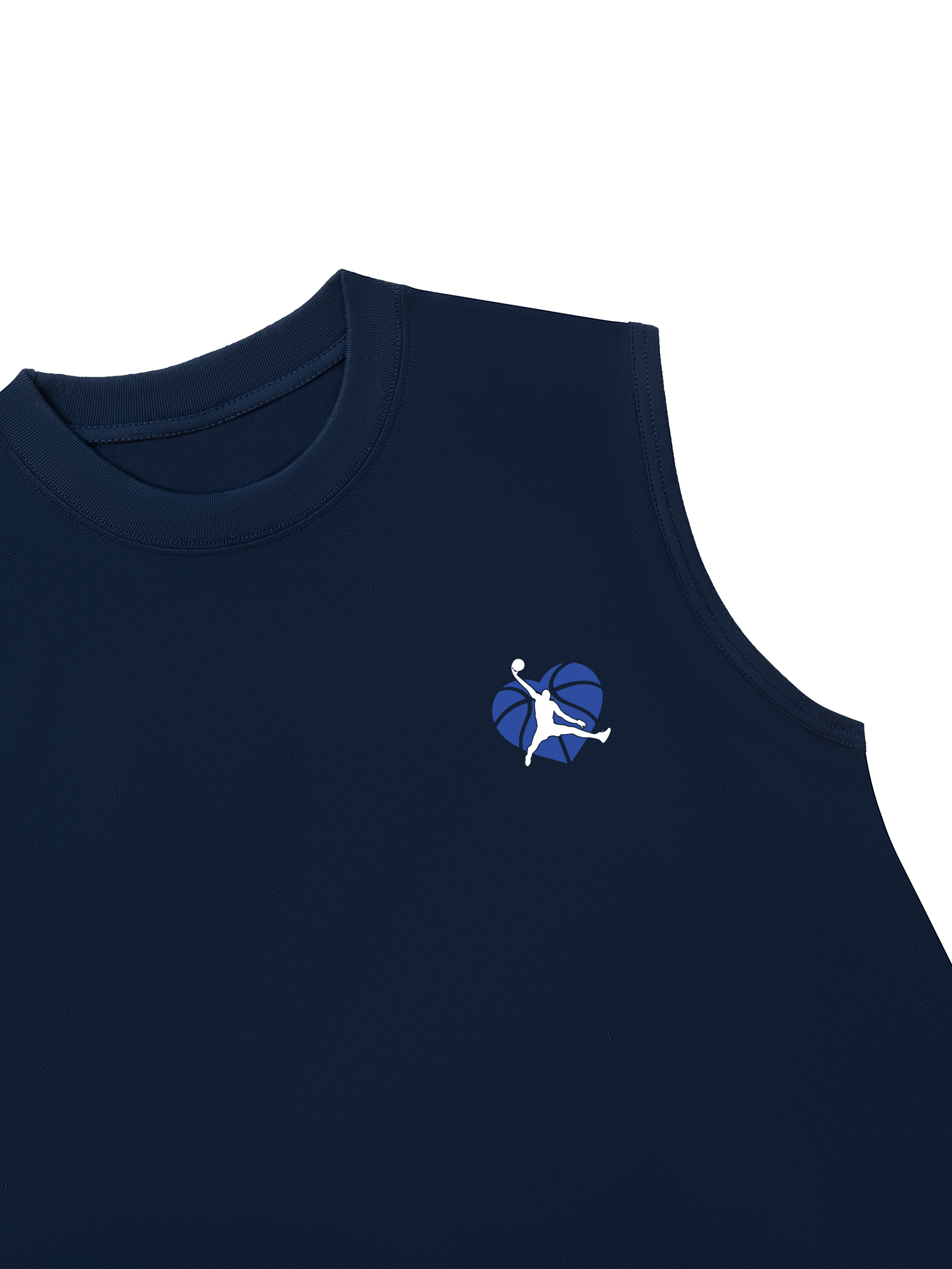 Áo Ba Lỗ Relaxed Fit Mể Bóng Rổ Blue