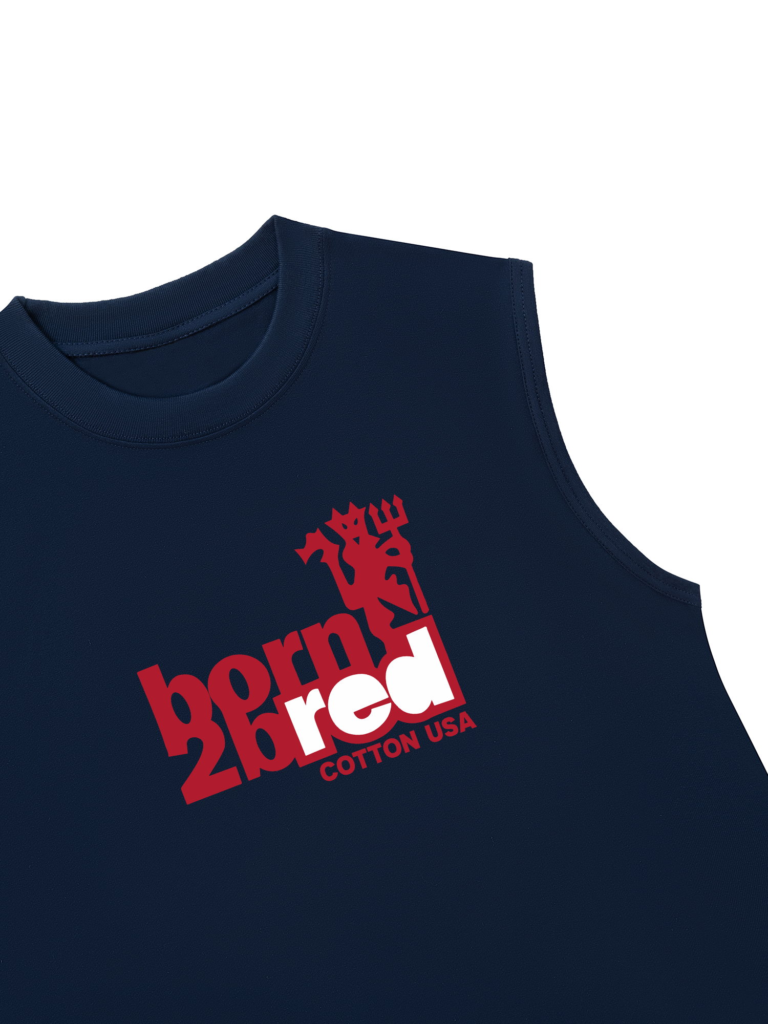 Áo Ba Lỗ Relaxed Fit Born To Be Red