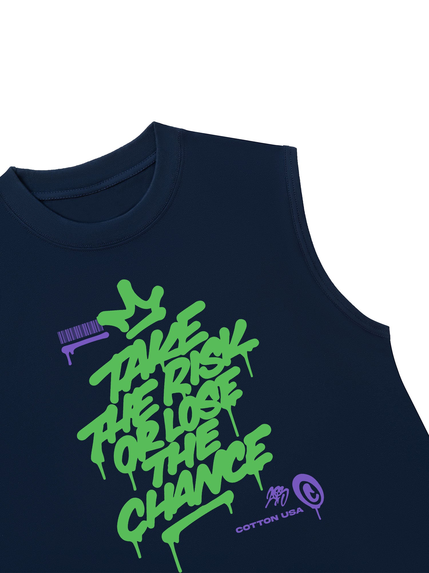 Áo Ba Lỗ Relaxed Fit Money Take The Risk