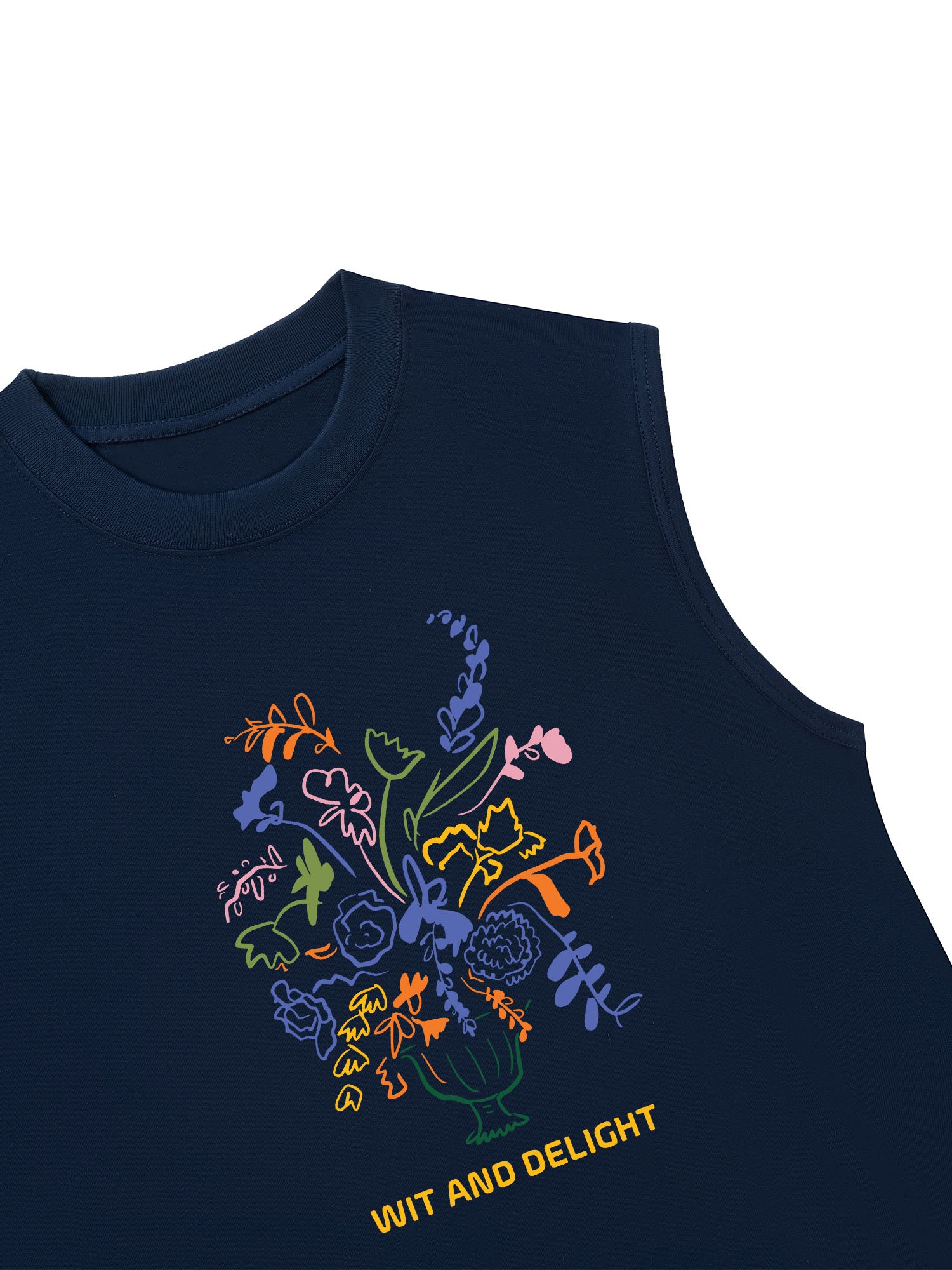 Áo Ba Lỗ Relaxed Fit Wit Amd Delight