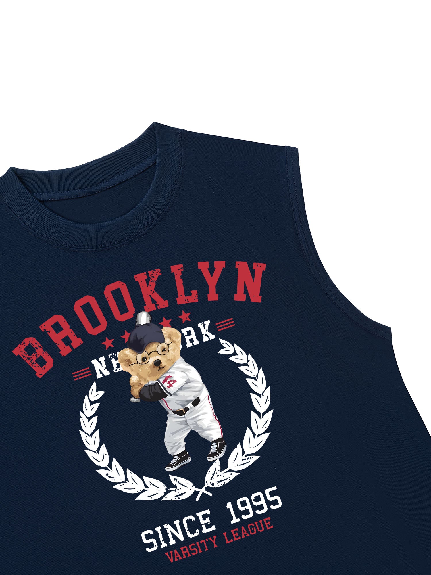 Áo Ba Lỗ Relaxed Fit Baseball Teddy Team