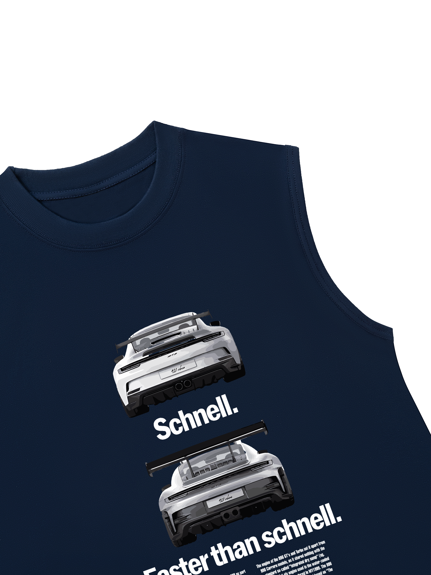 Áo Ba Lỗ Relaxed Fit Porsche Faster Than Schnell
