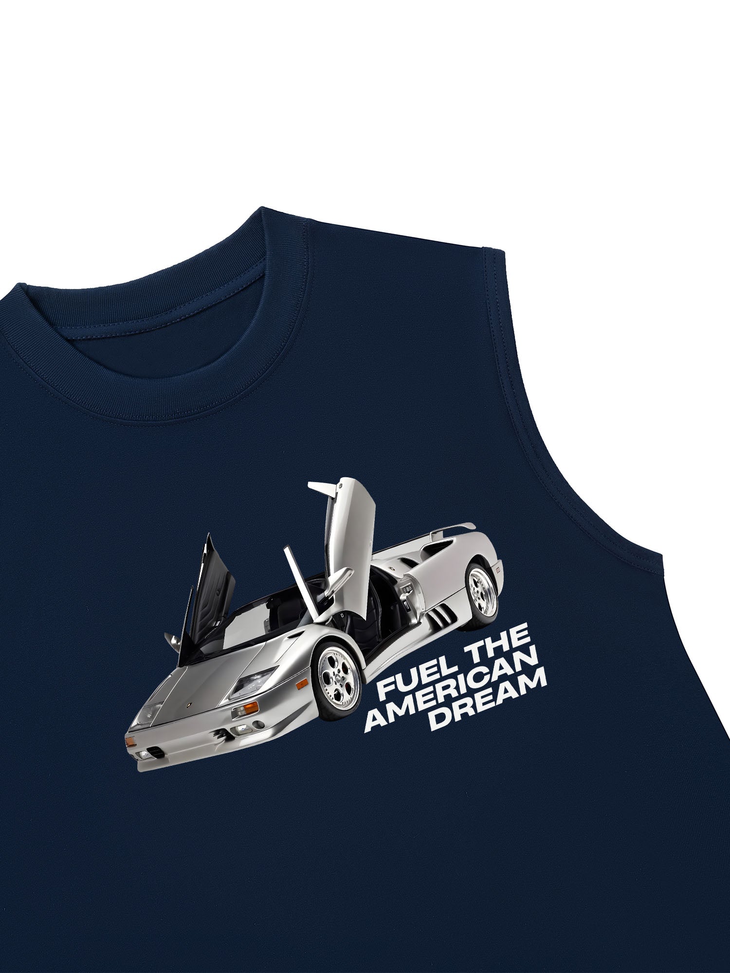 Áo Ba Lỗ Relaxed Fit Lamborghini Fuel The American Dream