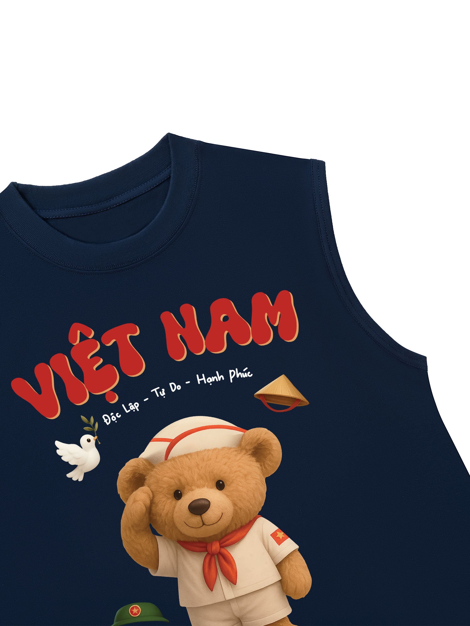 Áo Ba Lỗ Relaxed Fit Việt Nam Teddy