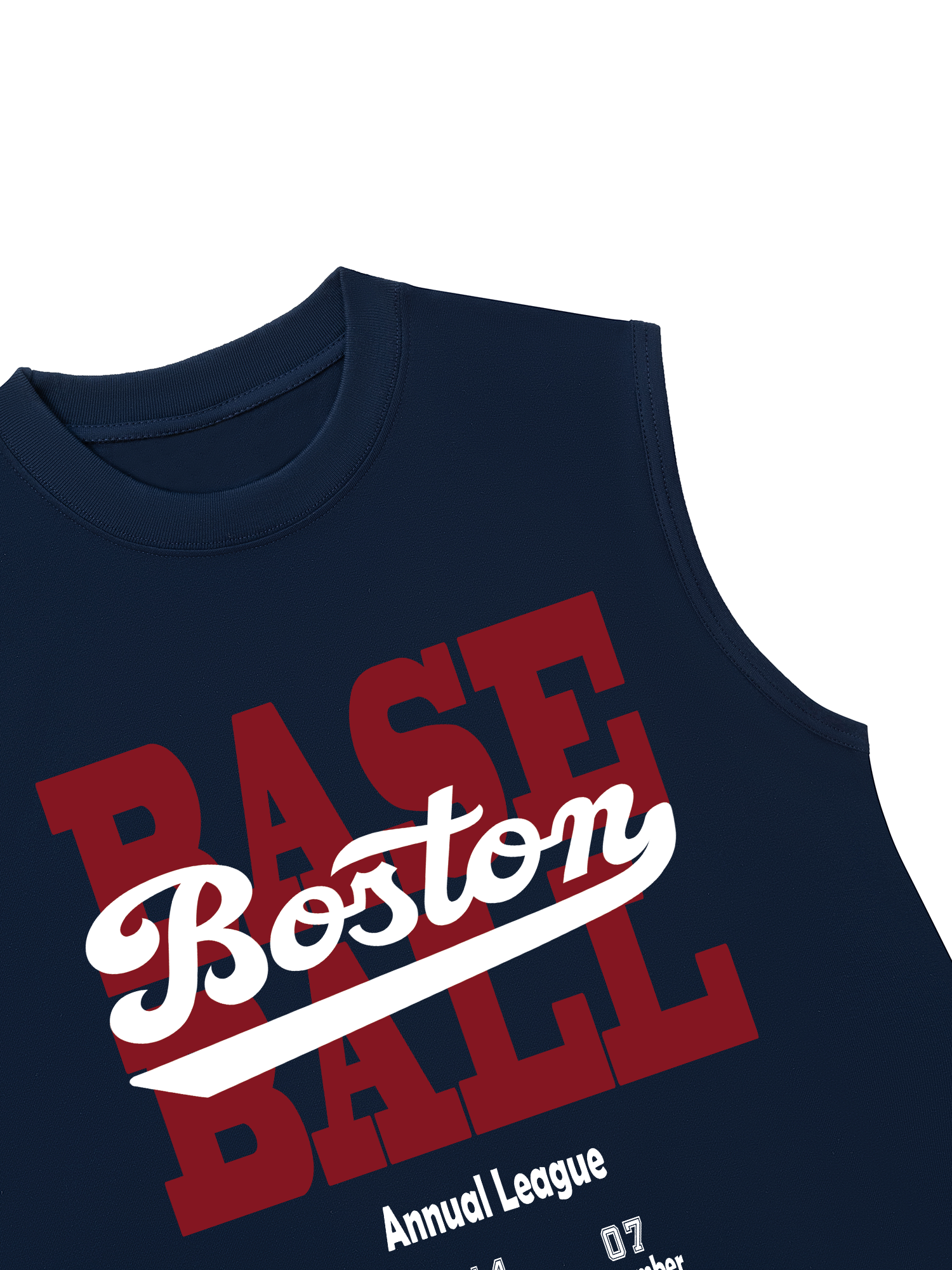 Áo Ba Lỗ Relaxed Fit Baseball Boston League