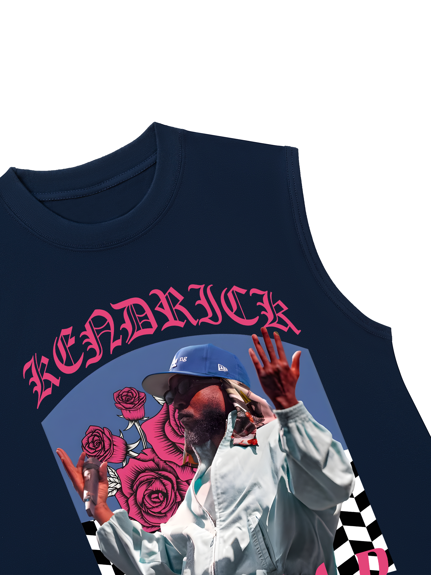 Áo Ba Lỗ Relaxed Fit Rapper Kendrick Lamar Roses