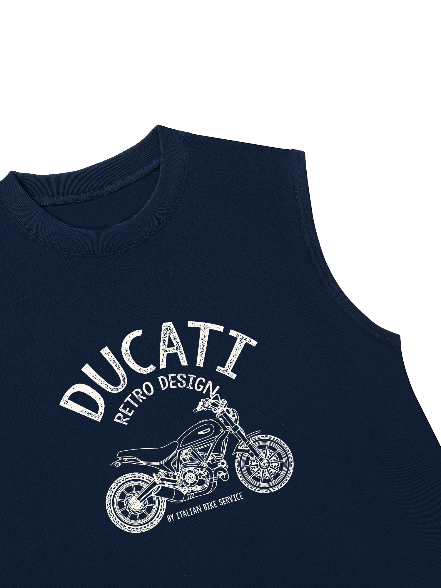 Áo Ba Lỗ Relaxed Fit Ducati Vintage Vibes