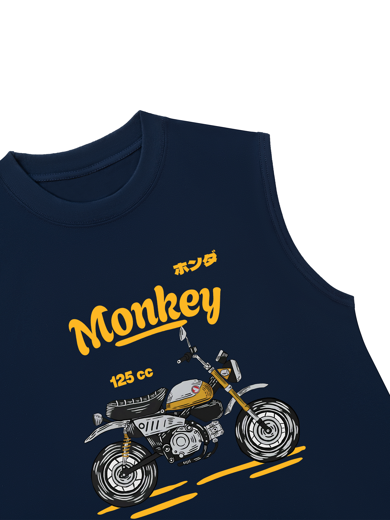 Áo Ba Lỗ Relaxed Fit Monkey 125cc