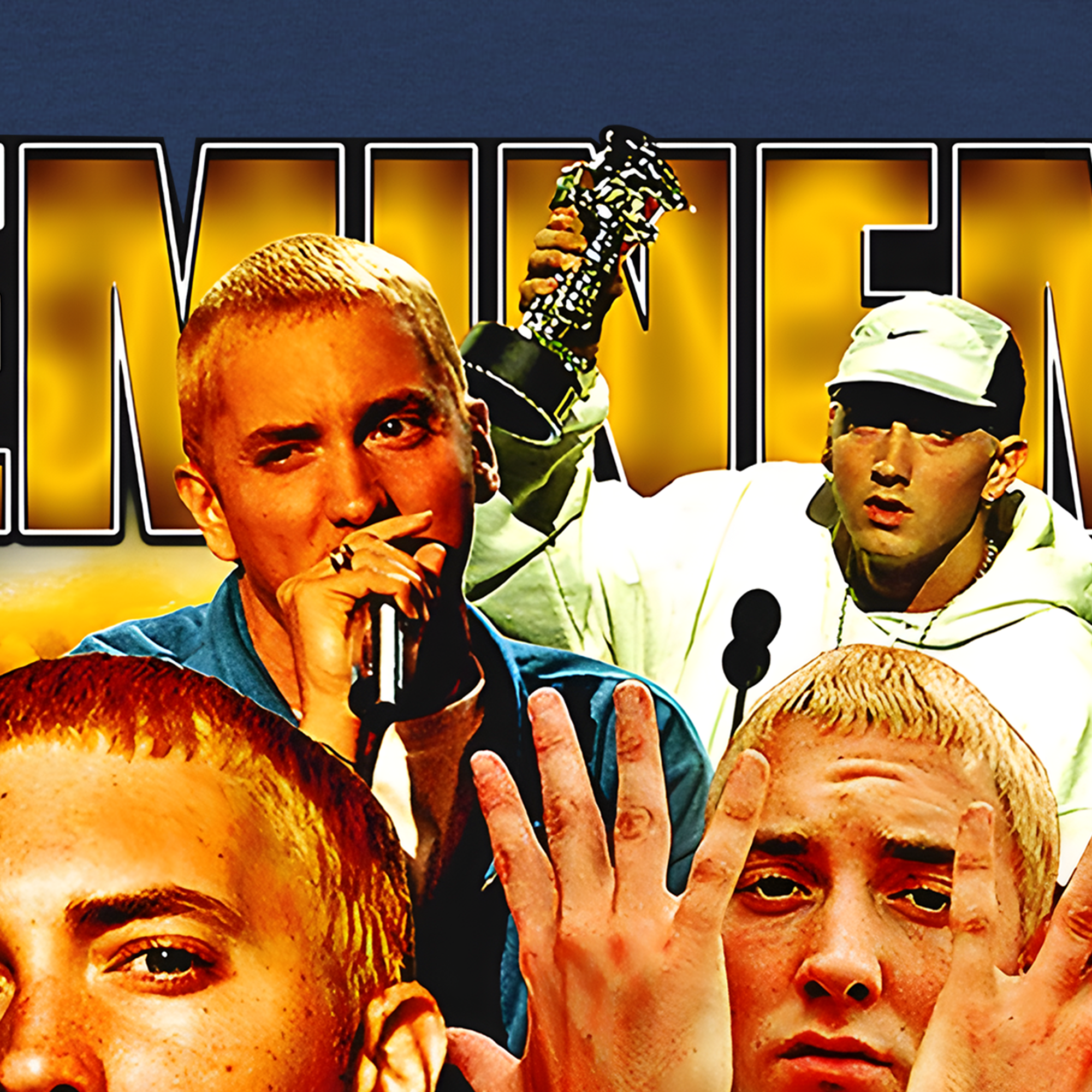 Áo Thun Oversize Rapper Eminem Vintage Style Essential